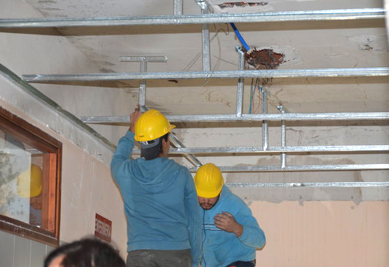Continúan las obras de reconstrucción del Hospital de Dolores
