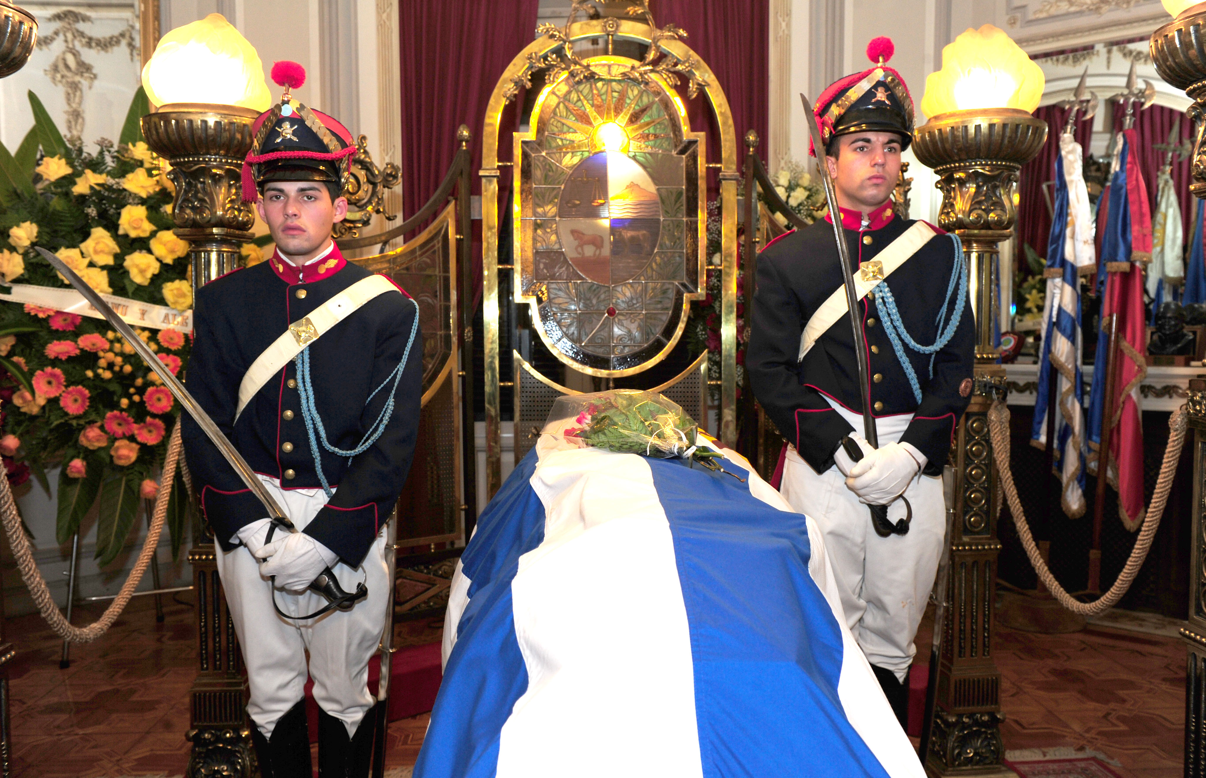 Velatorio de Eleuterio Fernández Huidobro
