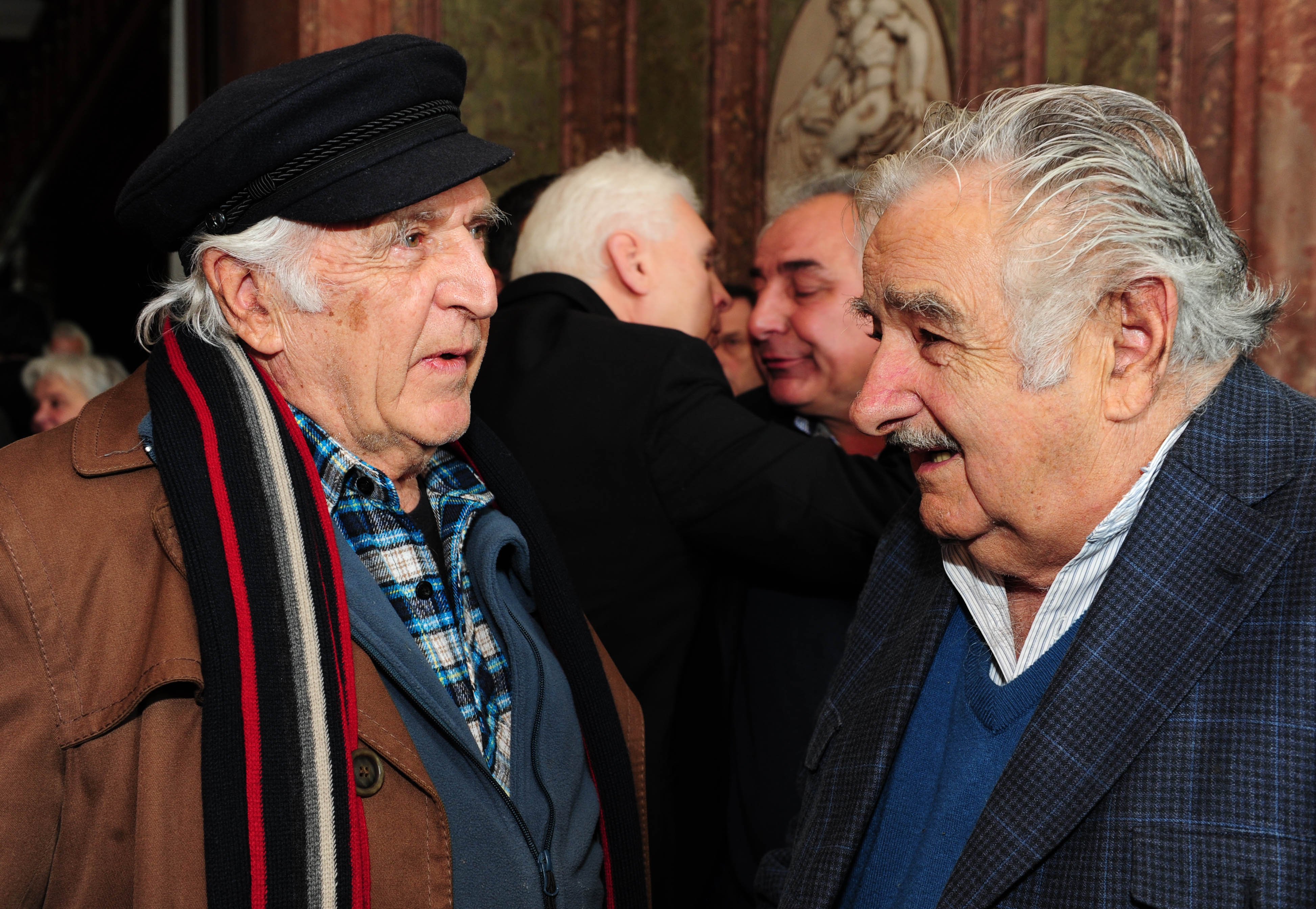 Mauricio Rosencof con José Mujica