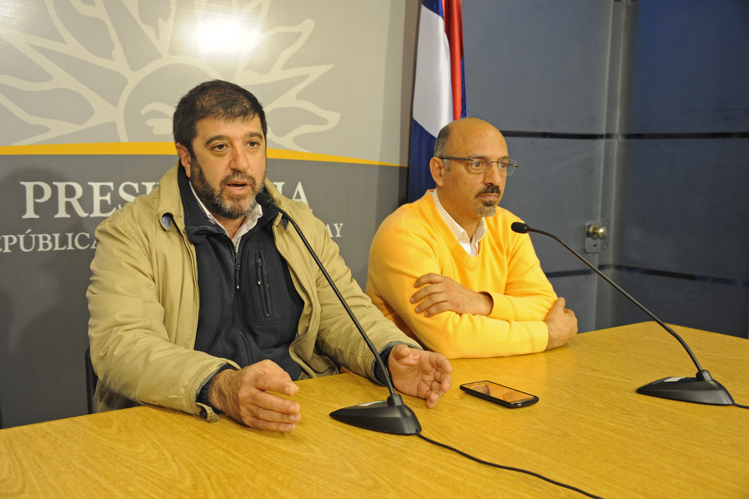 Conferencia de prensa de Fernando Pereira y Marcelo Abdala