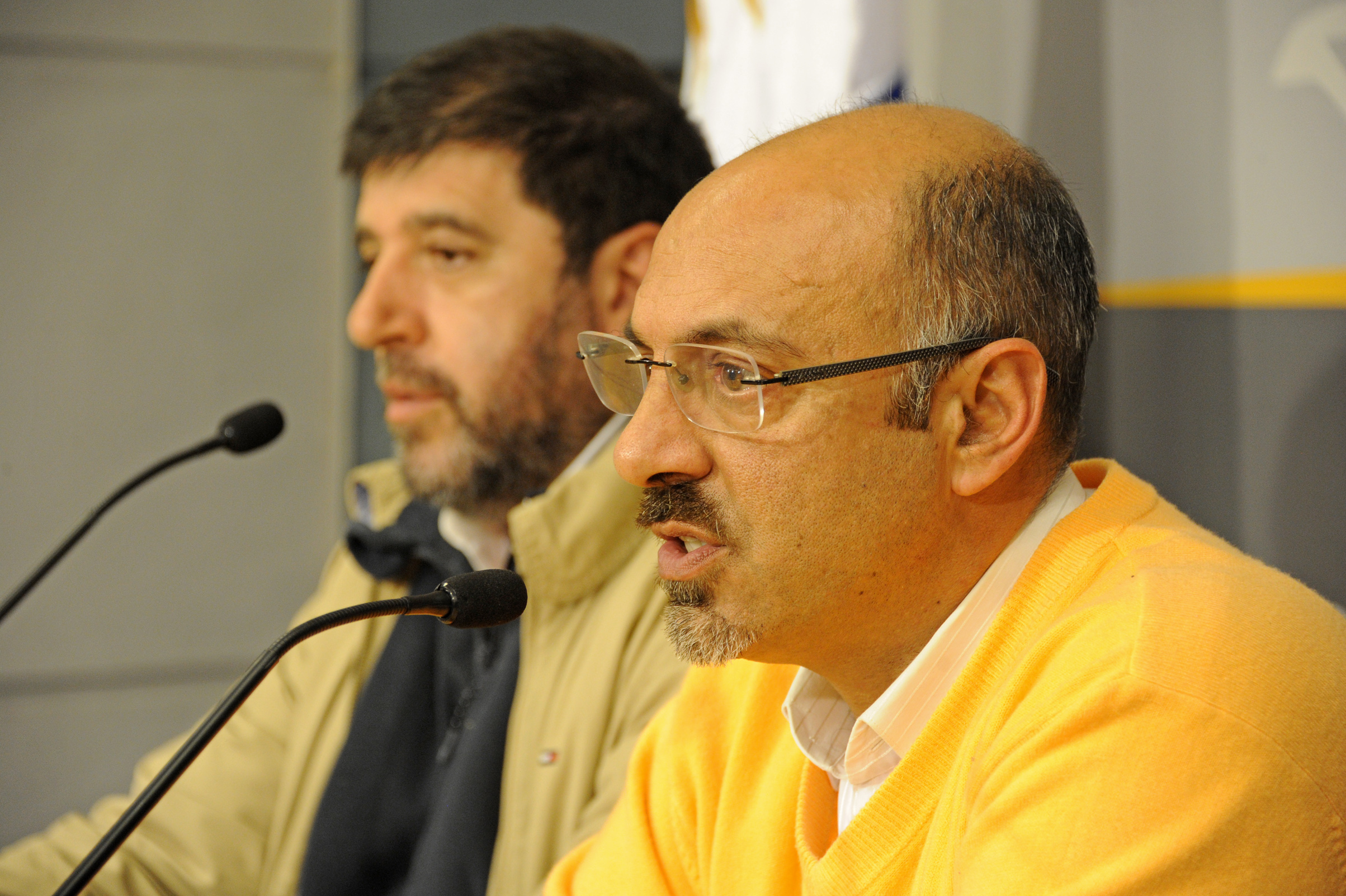 Conferencia de prensa de Fernando Pereira y Marcelo Abdala