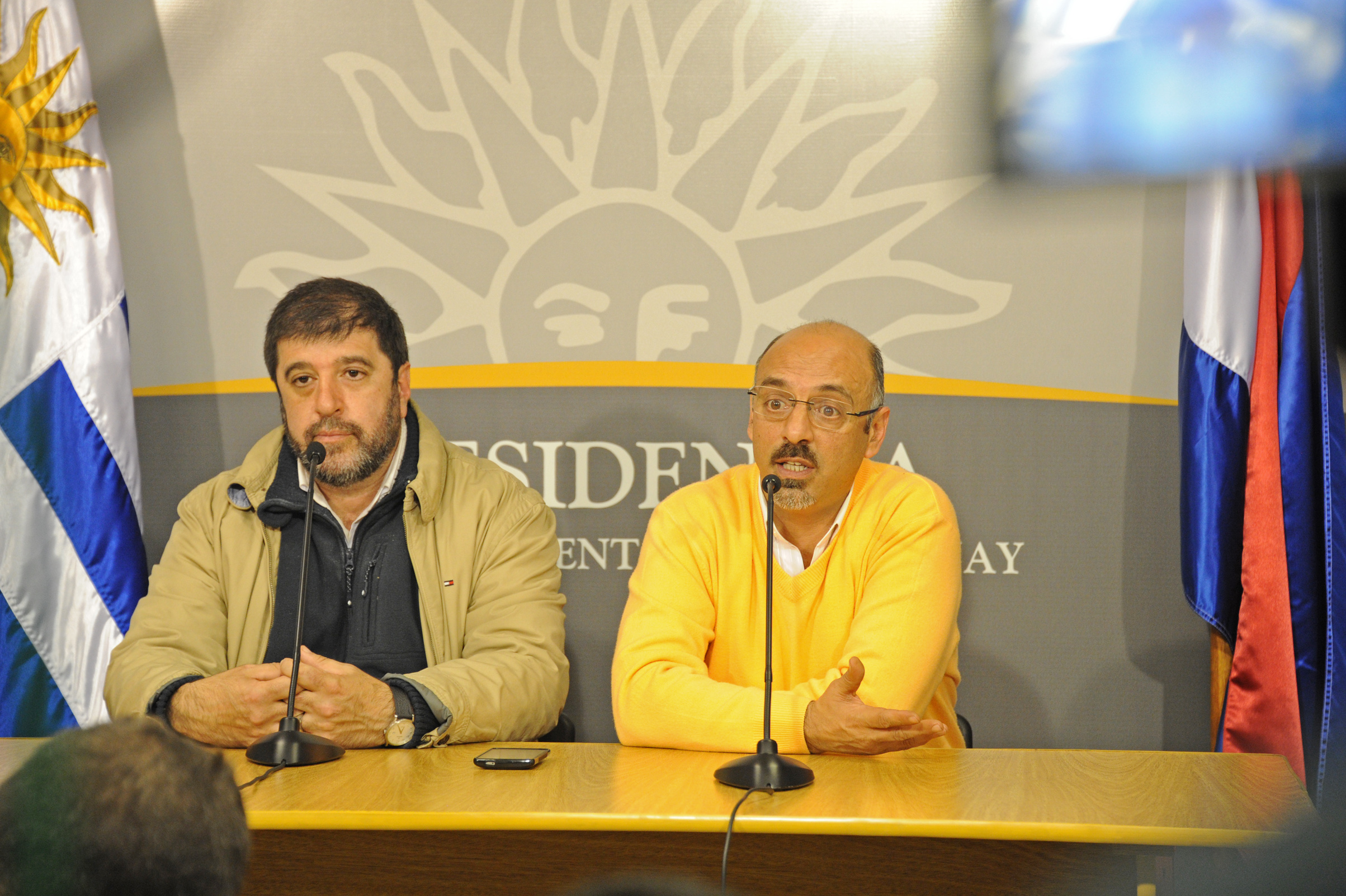 Conferencia de prensa de Fernando Pereira y Marcelo Abdala