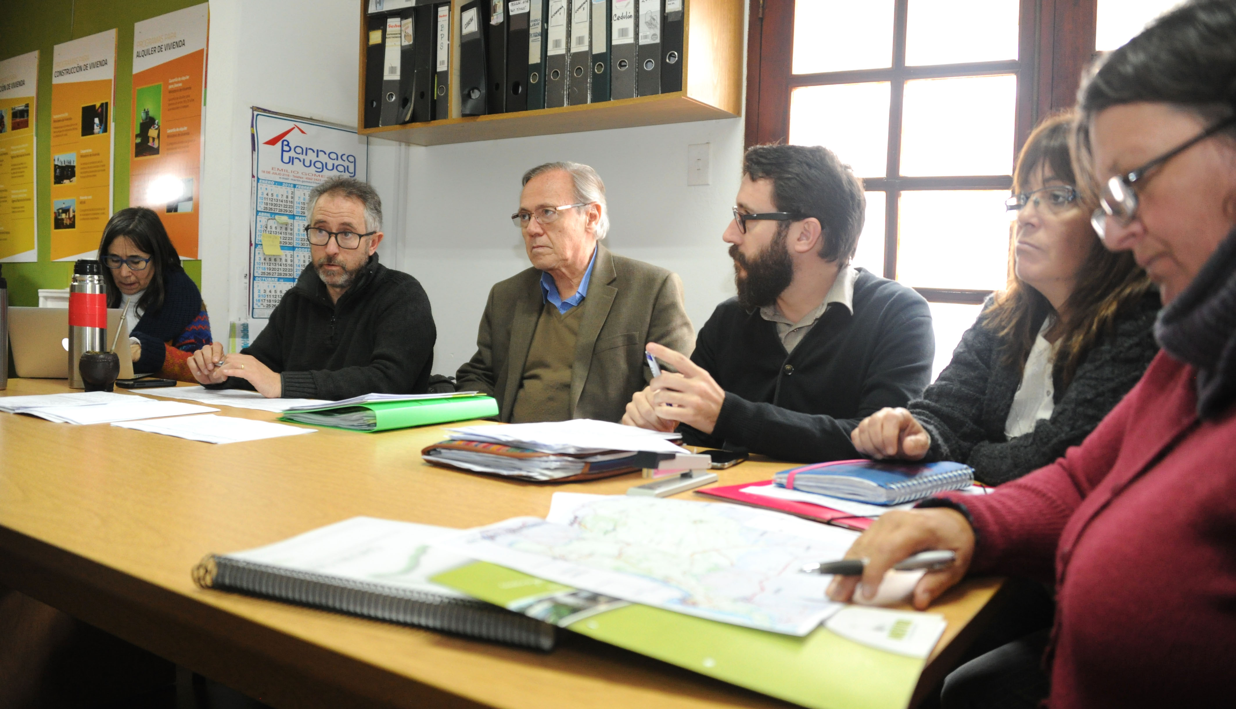 Subsecretario de Vivienda, Jorge Rucks y director nacional de Vivienda, Salvador Schelotto, encabezan reuniones con actores sociales de Fray Bentos