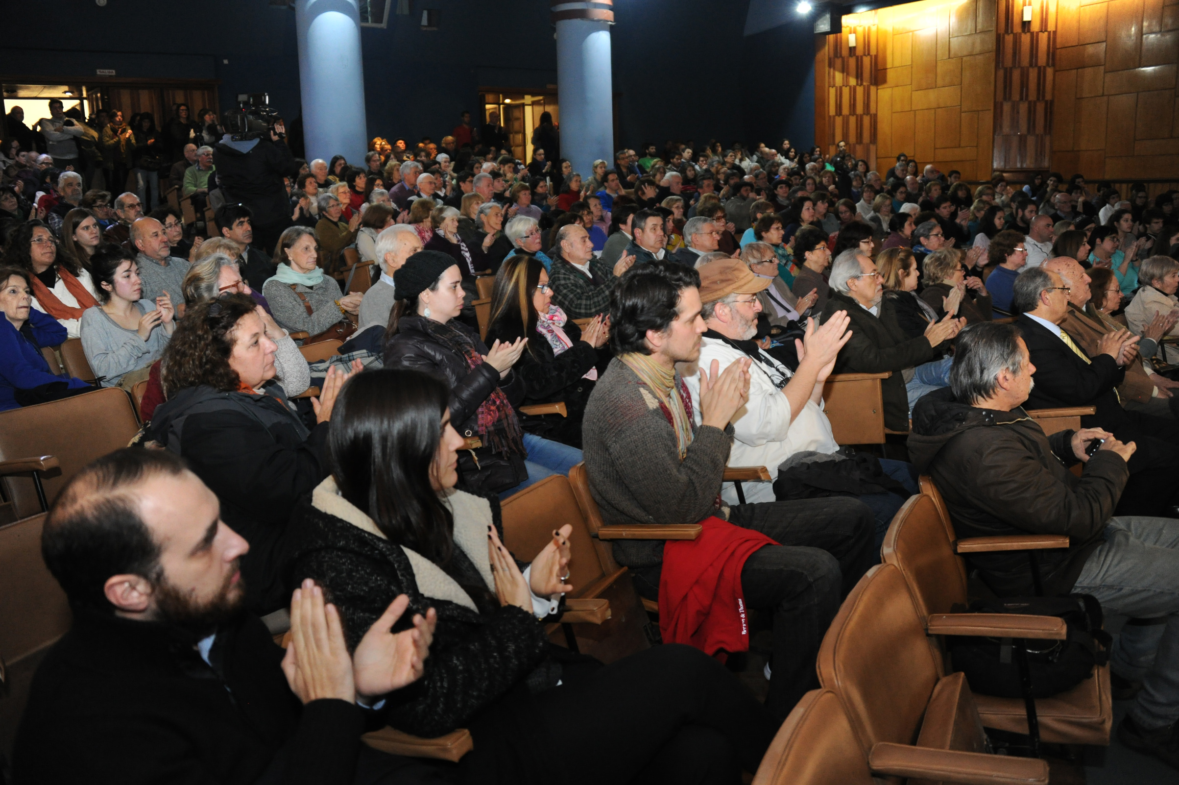 Asistentes al homenaje