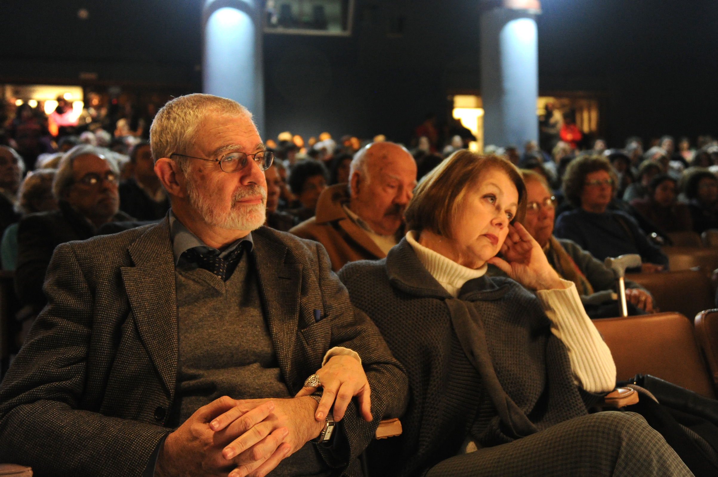 Benjamín Liberoff, entre los asistentes al homenaje