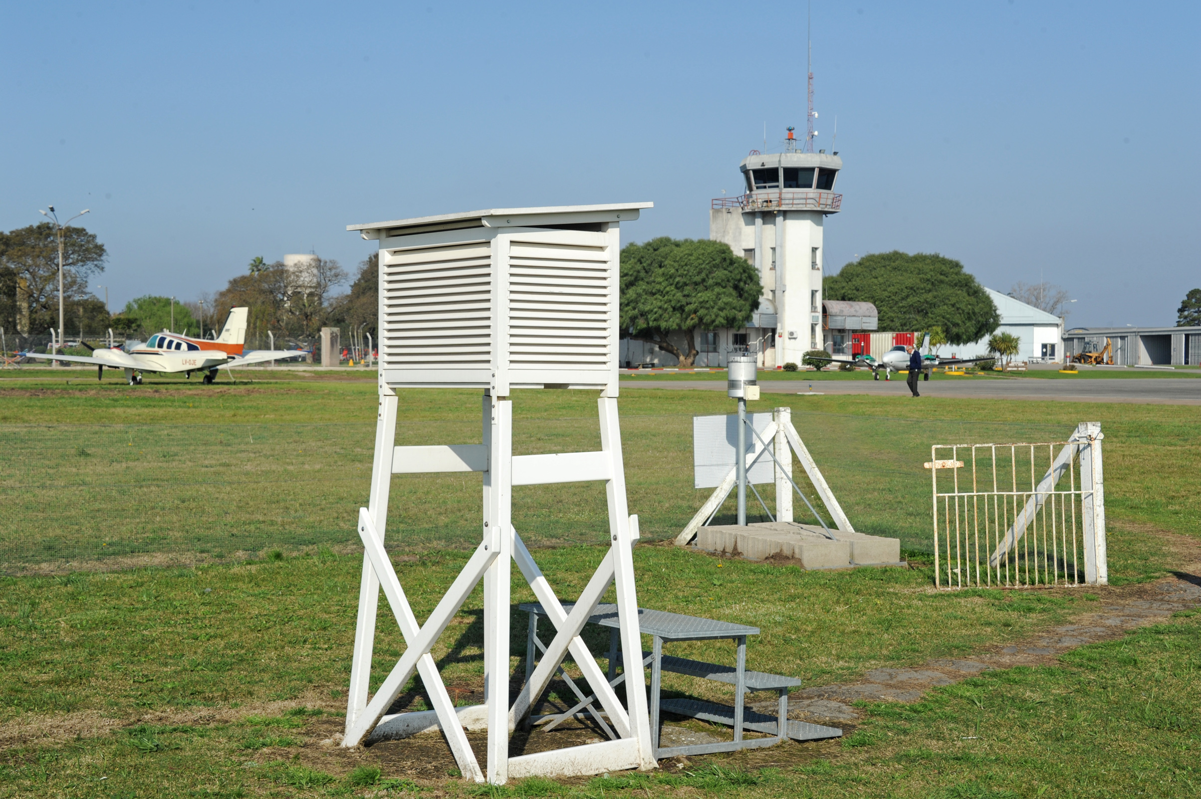 Estación Meteorológica Automática de Inumet en el Aeropuerto de Melilla