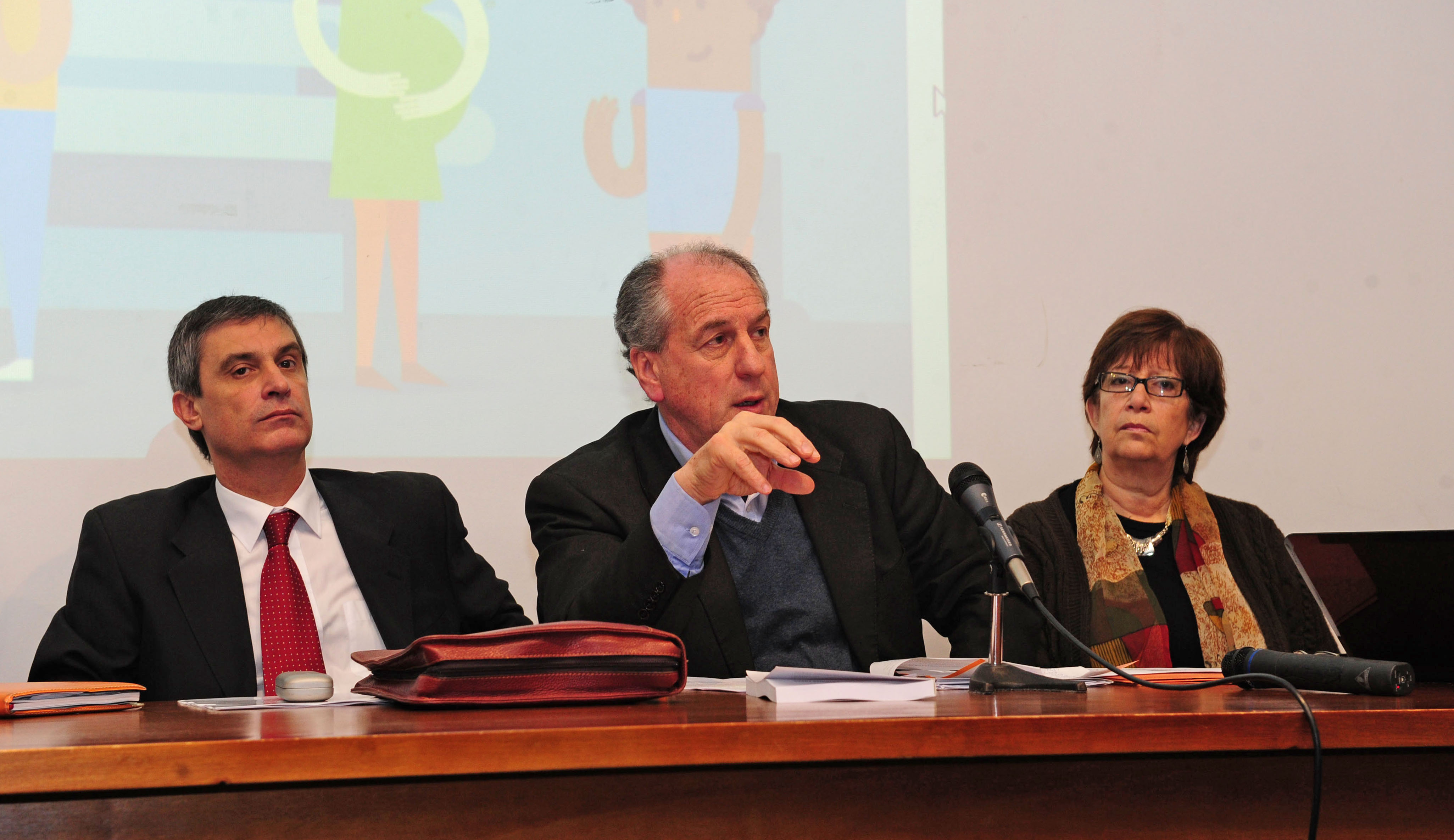 Ministro de Trabajo, Ernesto Murro se dirige a los presentes