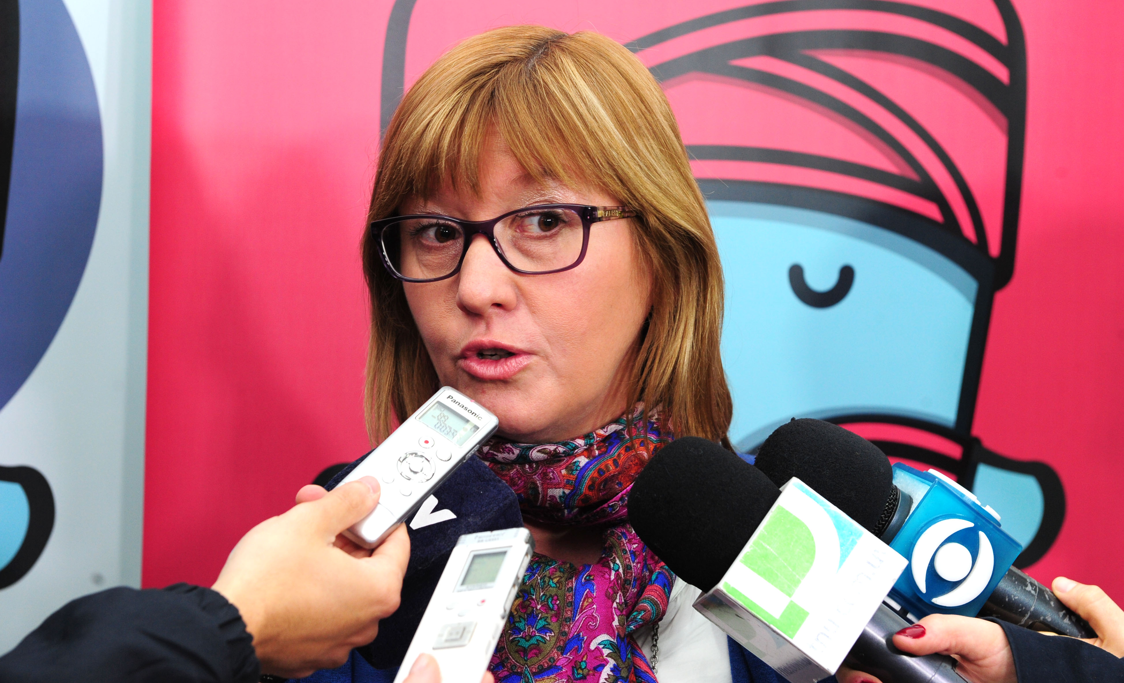 Subsecretaria de Salud Pública, Cristina Lustemberg en declaraciones a la prensa