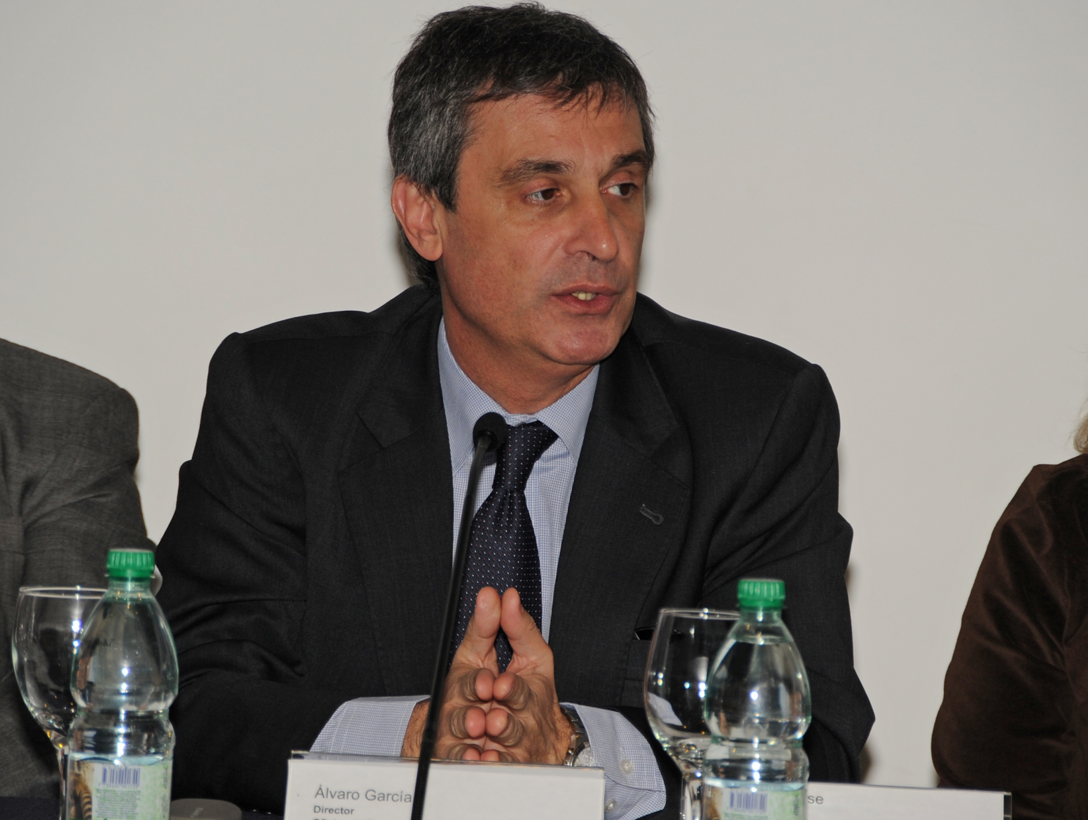 Director de Oficina de Planeamiento y Presupuesto, Álvaro García, haciendo uso de la palabra