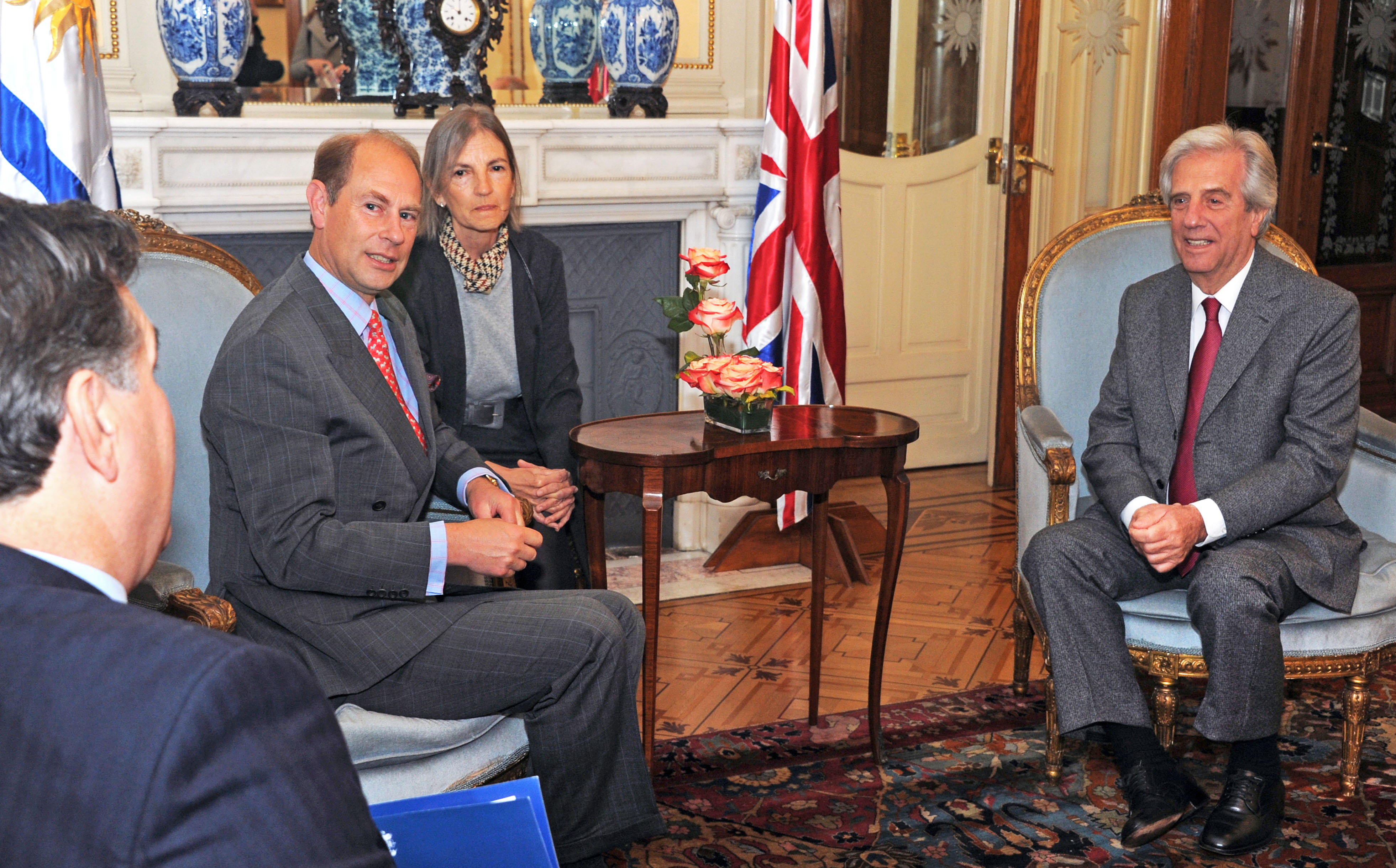 Audiencia entre el Presidente Tabaré Vázquez y el Principe Eduardo de Inglaterra