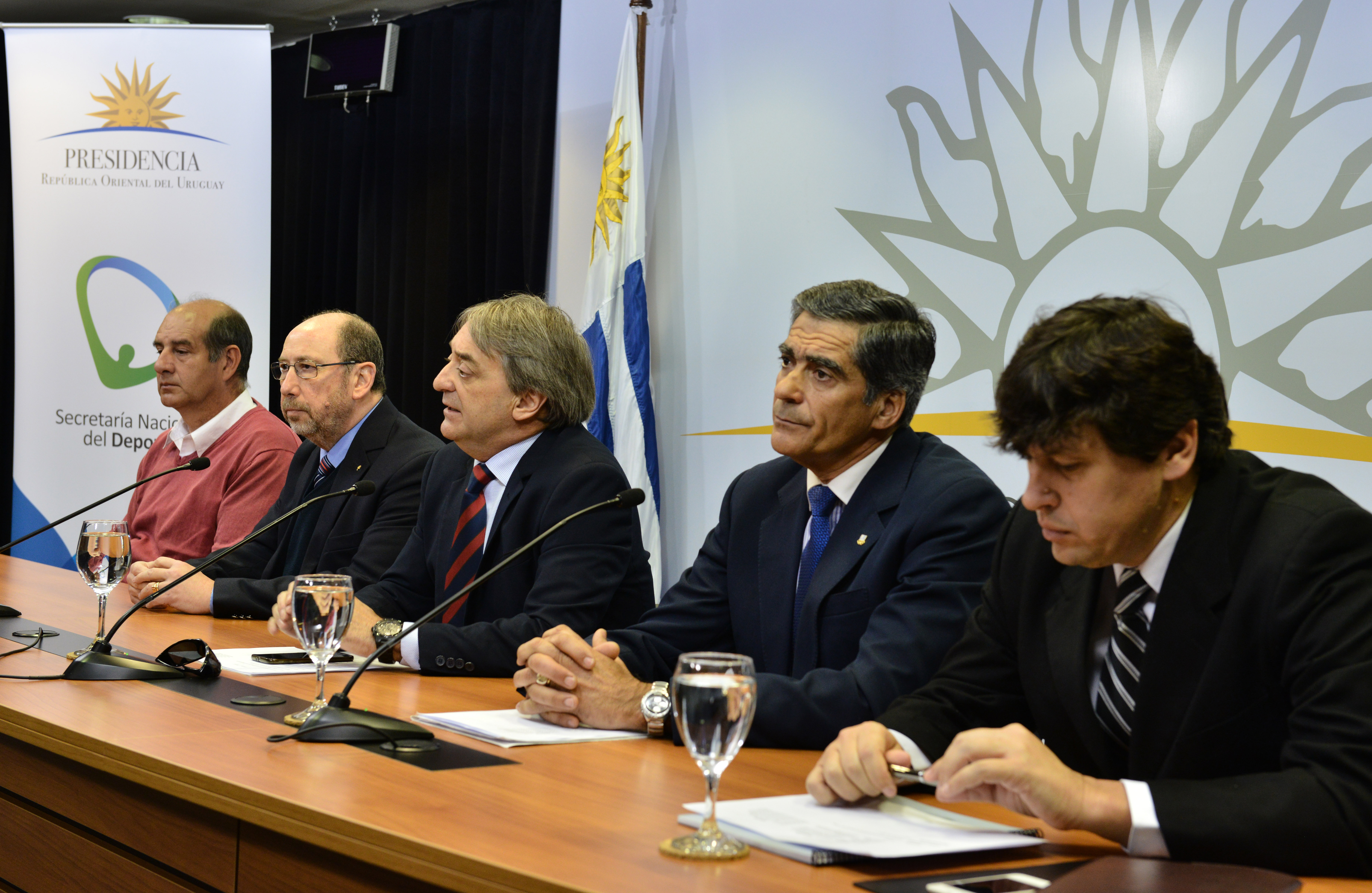 Conferencia de prensa de Organización Nacional Antidopaje del Uruguay