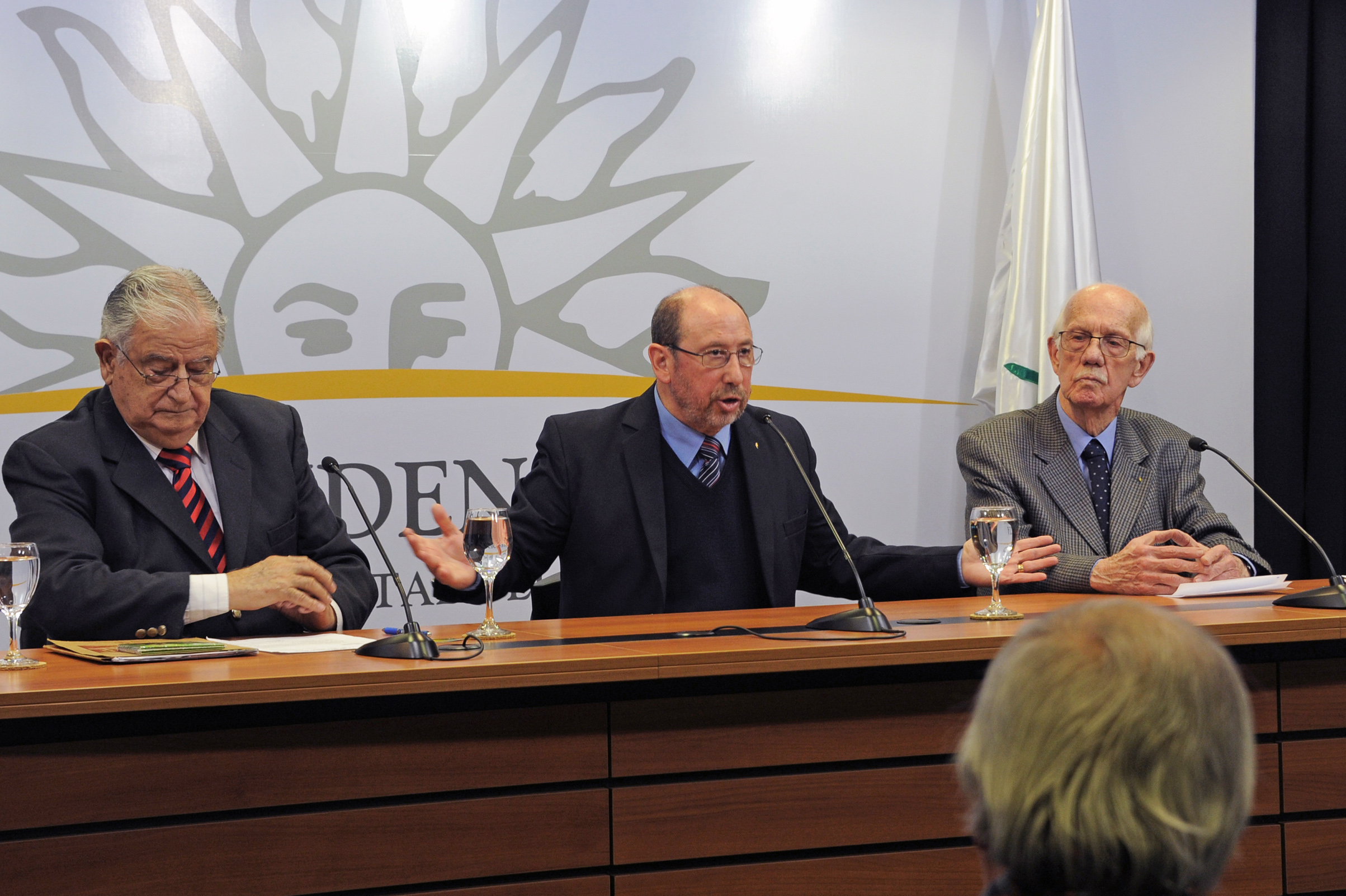 Subsecretario Nacional del Deporte, Alfredo Etchandy, haciendo uso de la palabra