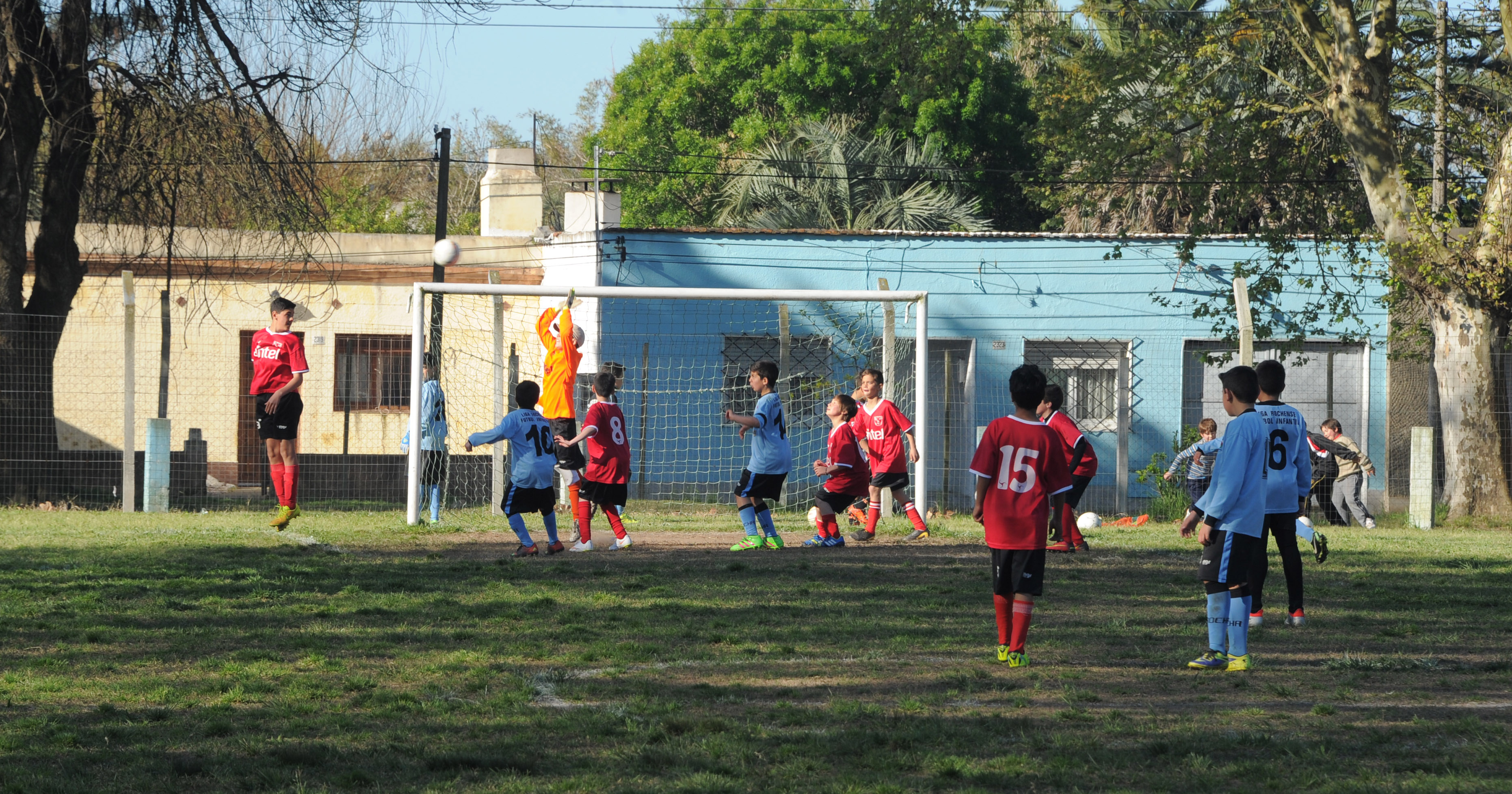 Actividades en la Plaza de Deporte de Rocha