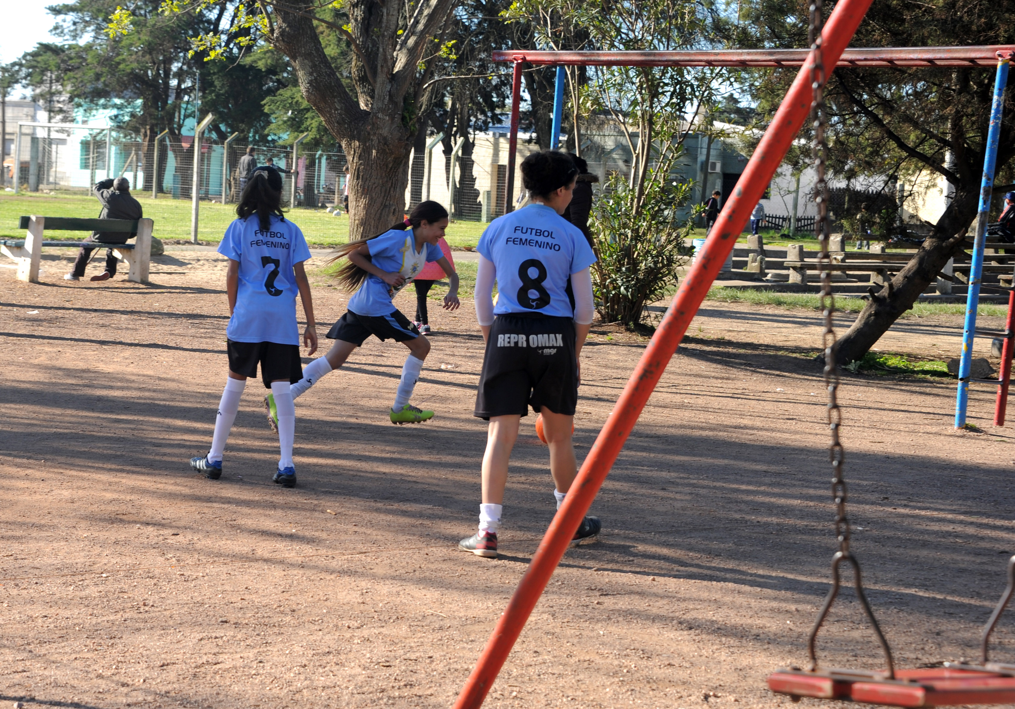 Actividades en la Plaza de Deporte de Rocha