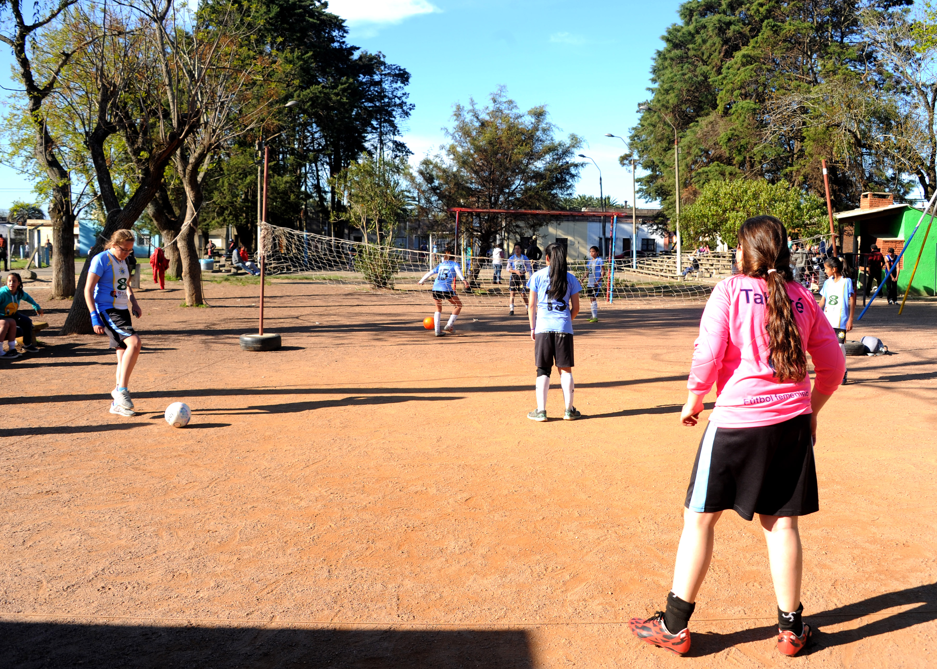 Actividades en la Plaza de Deporte de Rocha