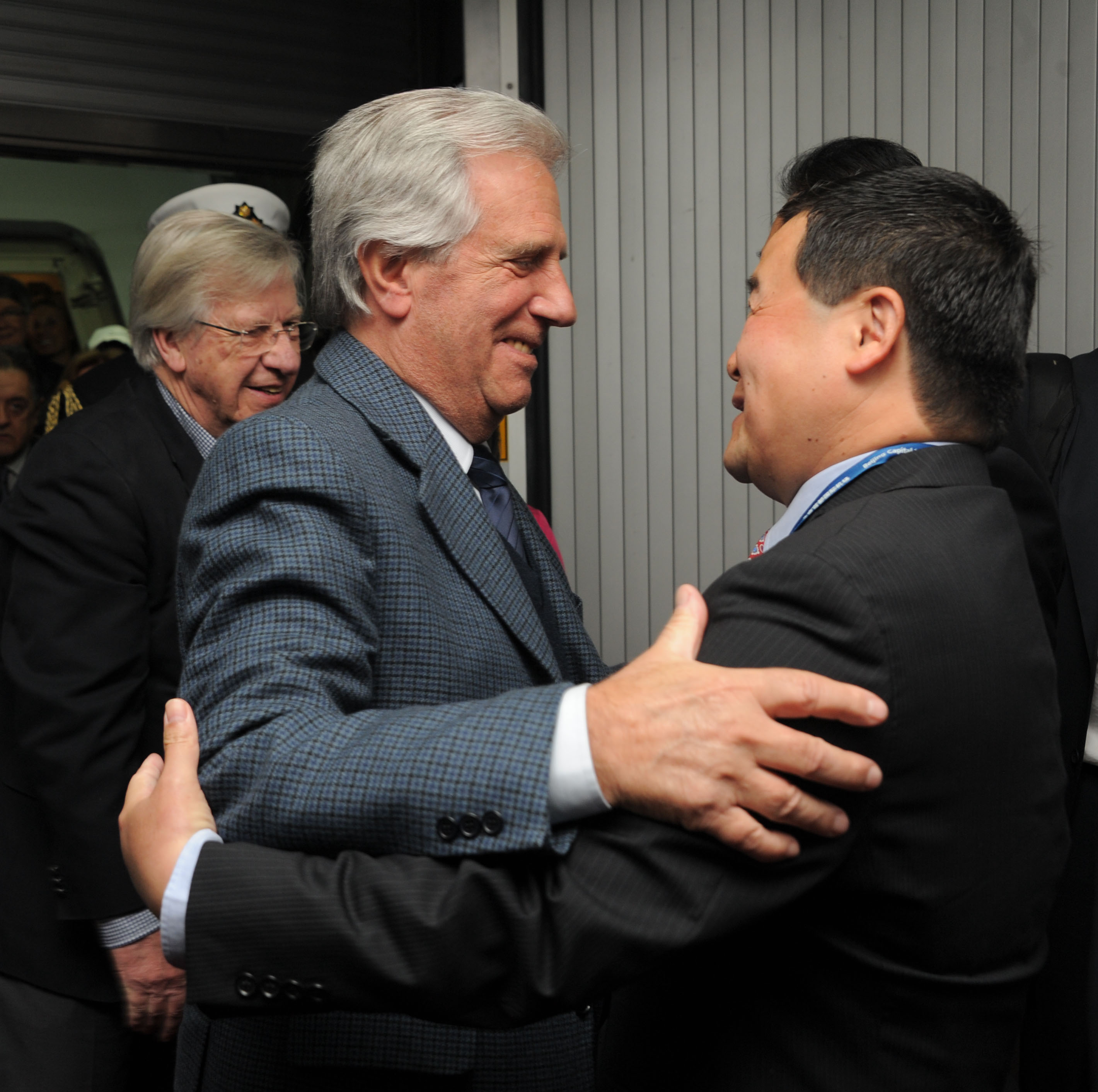 Arribo del Presidente Vázquez a Beijing