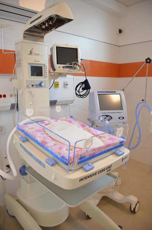 Instalaciones del CTI pediátrico de Hospital de Salto
