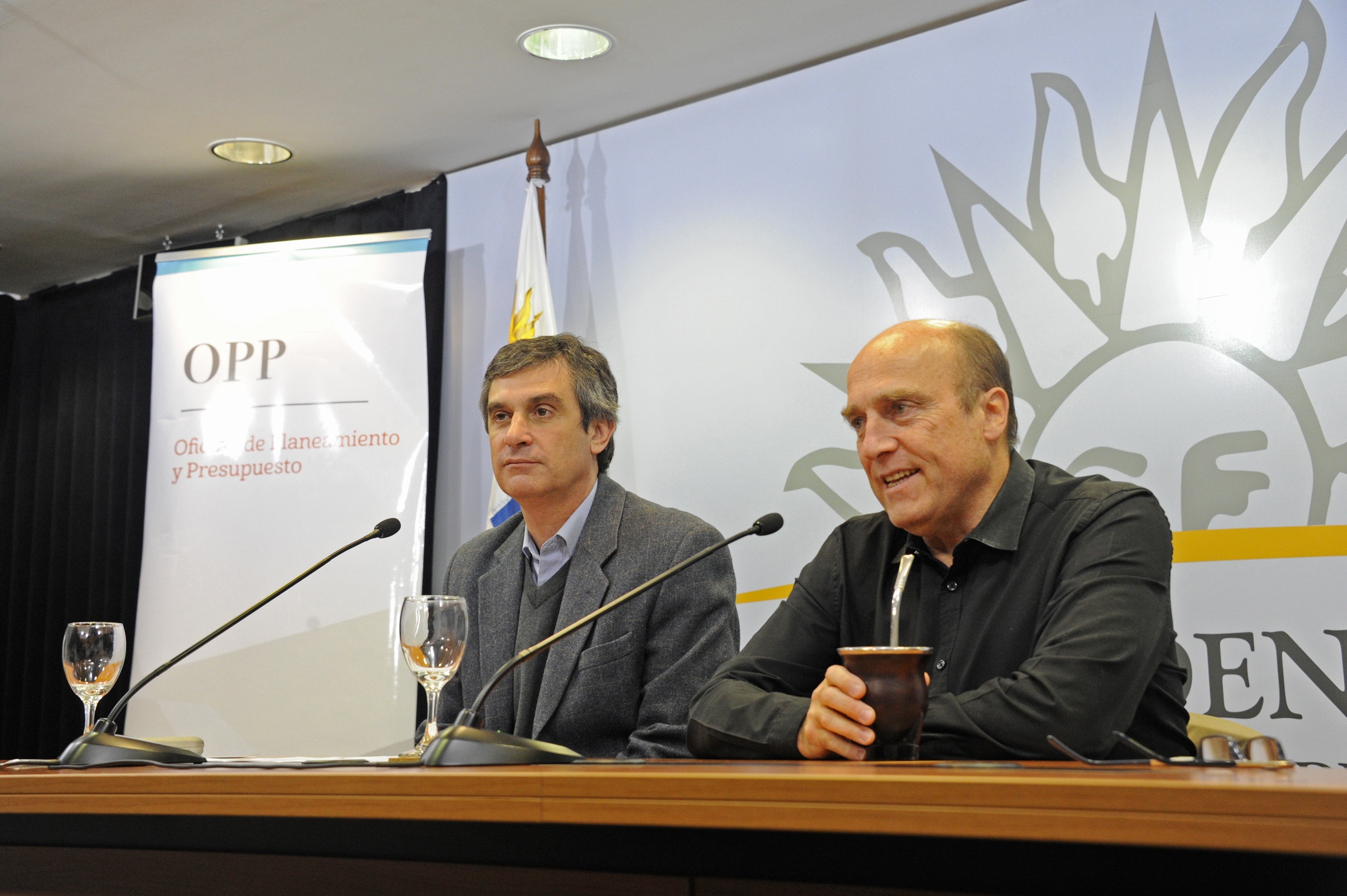 Daniel Martínez, Intendente de Montevideo, haciendo uso de la palabra