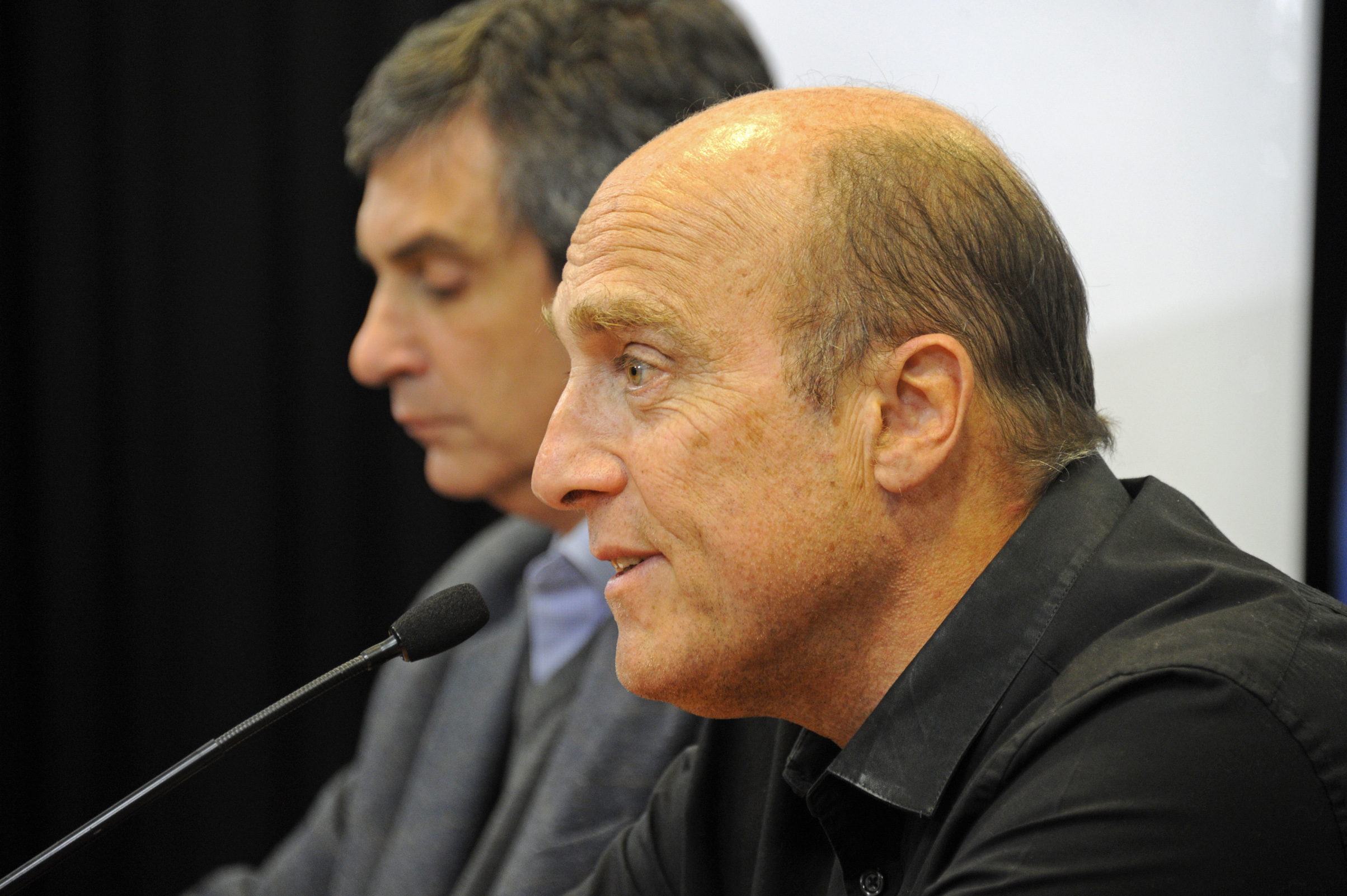 Daniel Martínez, Intendente de Montevideo, haciendo uso de la palabra