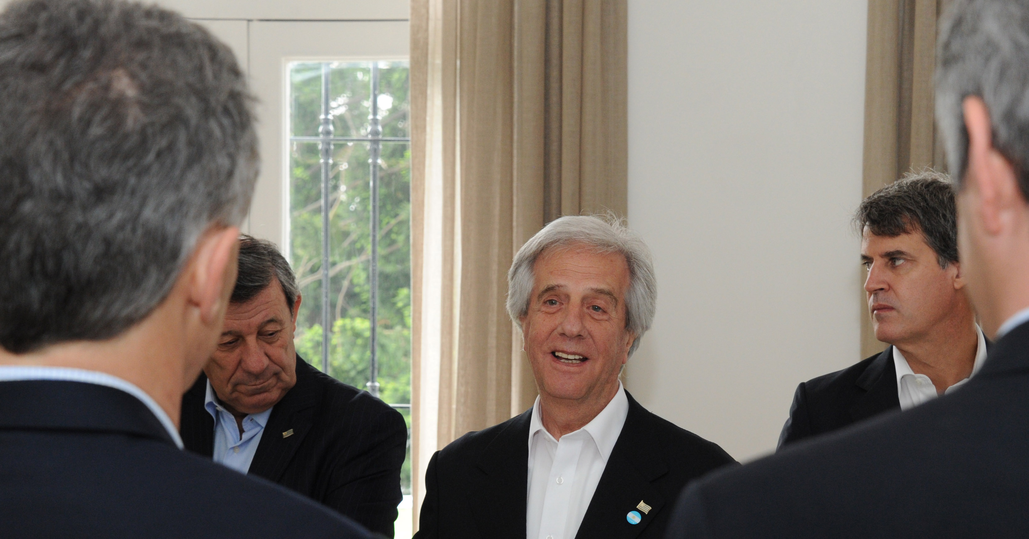 Presidente Tabaré Vázquez se dirige al Presidente Mauricio Macri