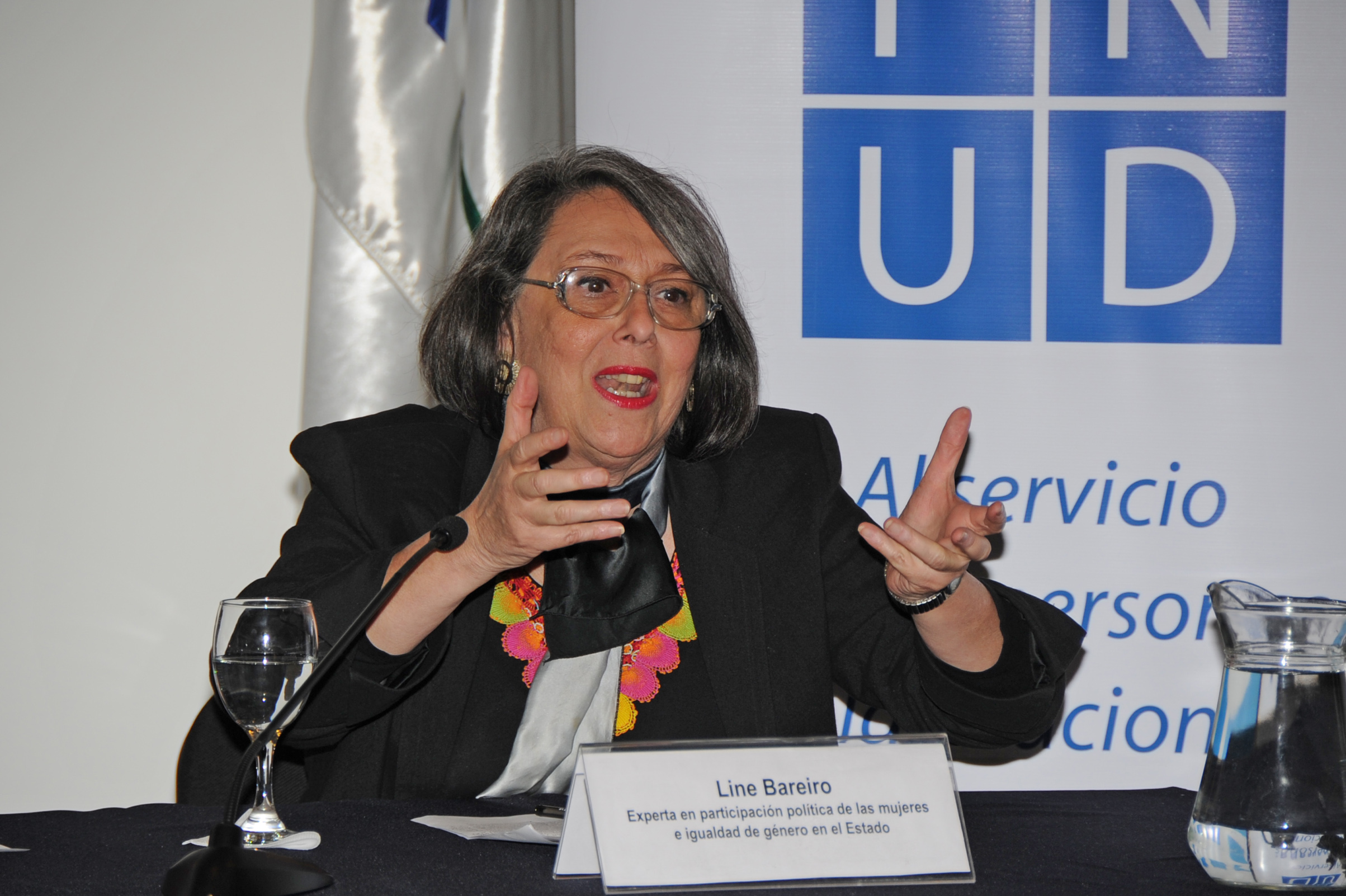 Line Bareiro, experta en participación política de las mujeres e igualdad de género en el Estado