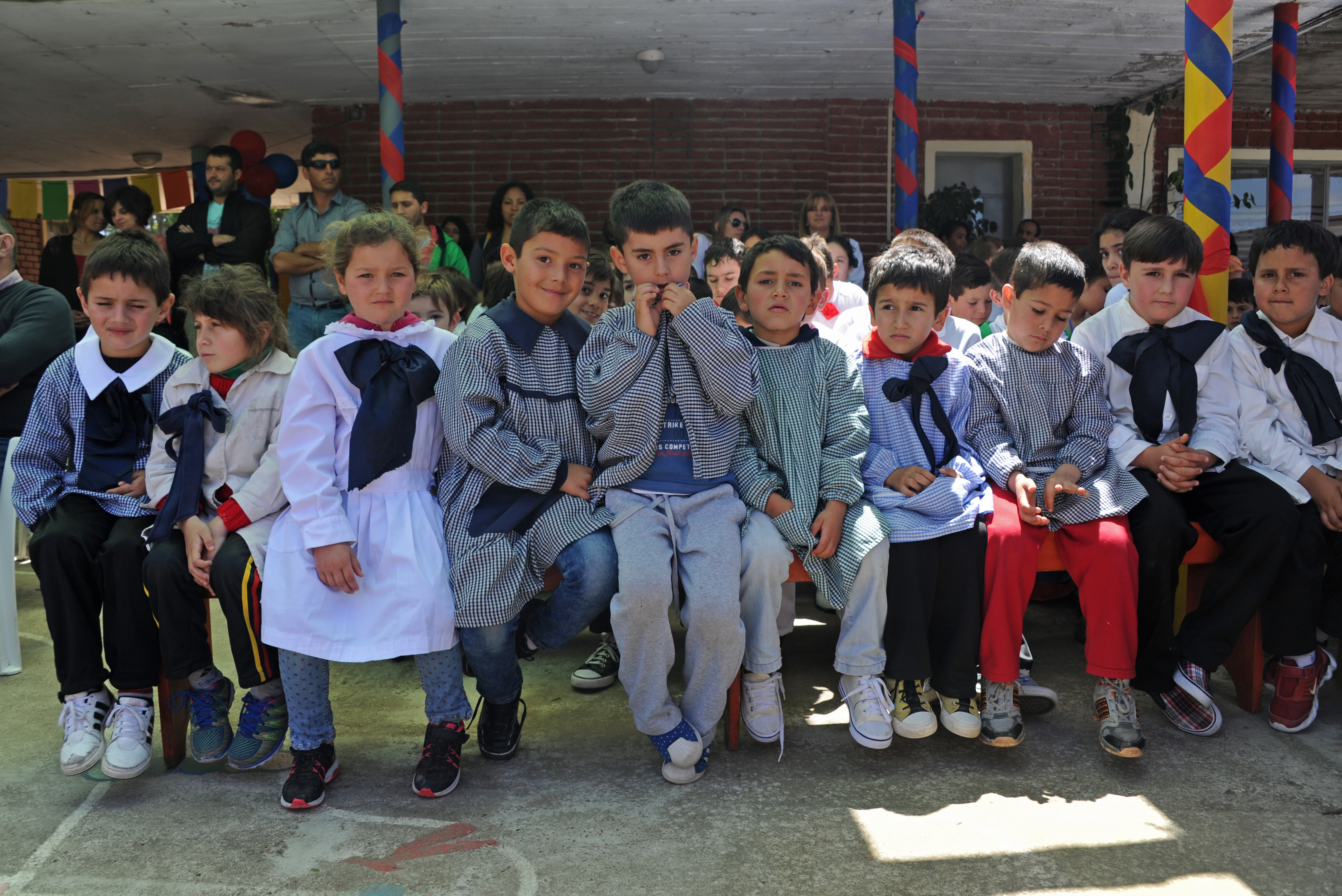 Escolares participantes de la actividad