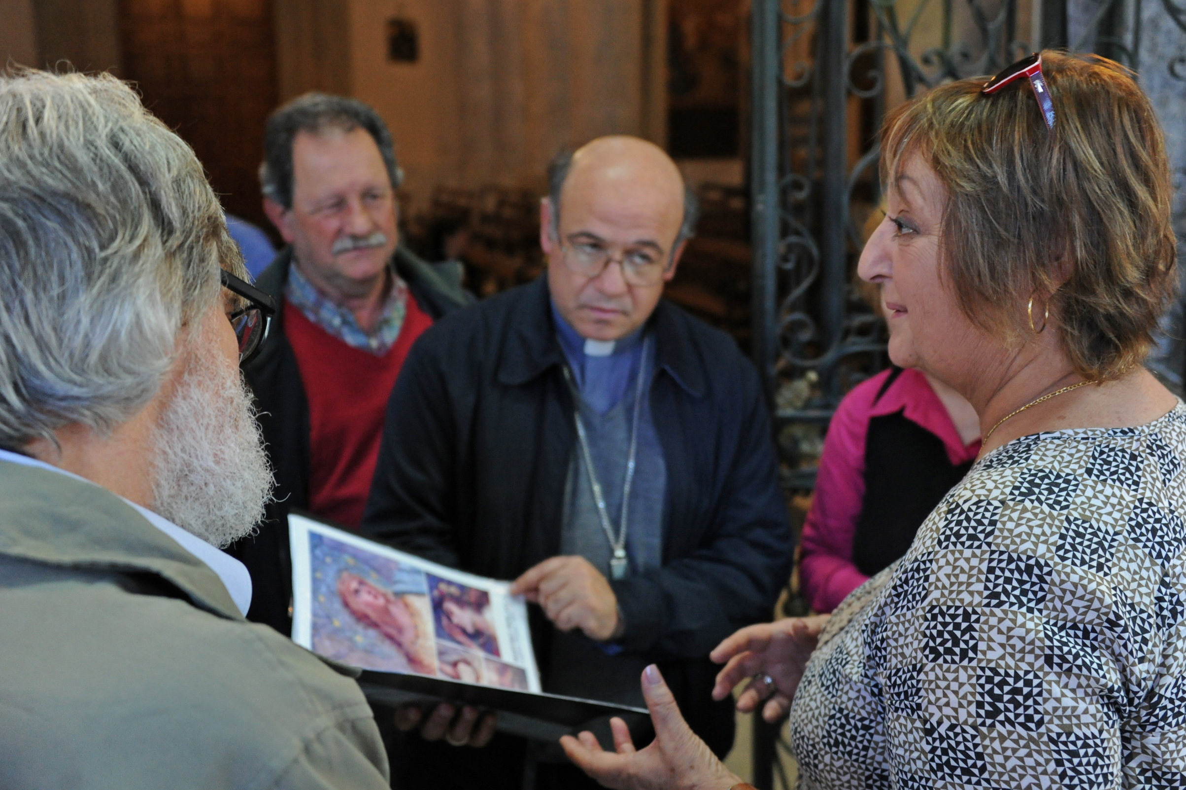 Ministra Liliam Kechichian visitó Catedral de San José