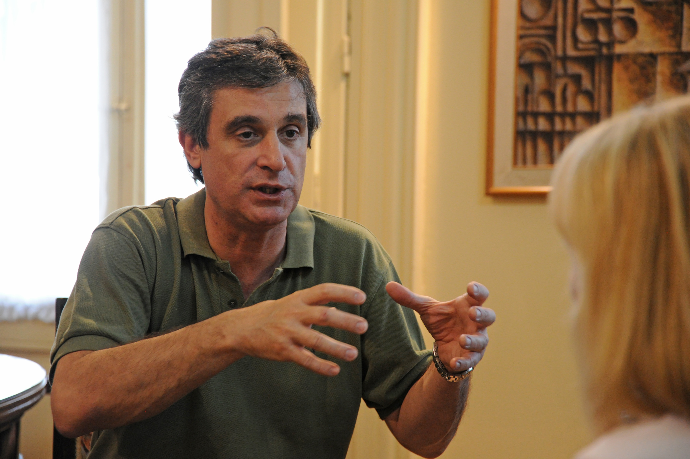 Director de OPP, Álvaro García, recibió audiencias en San José