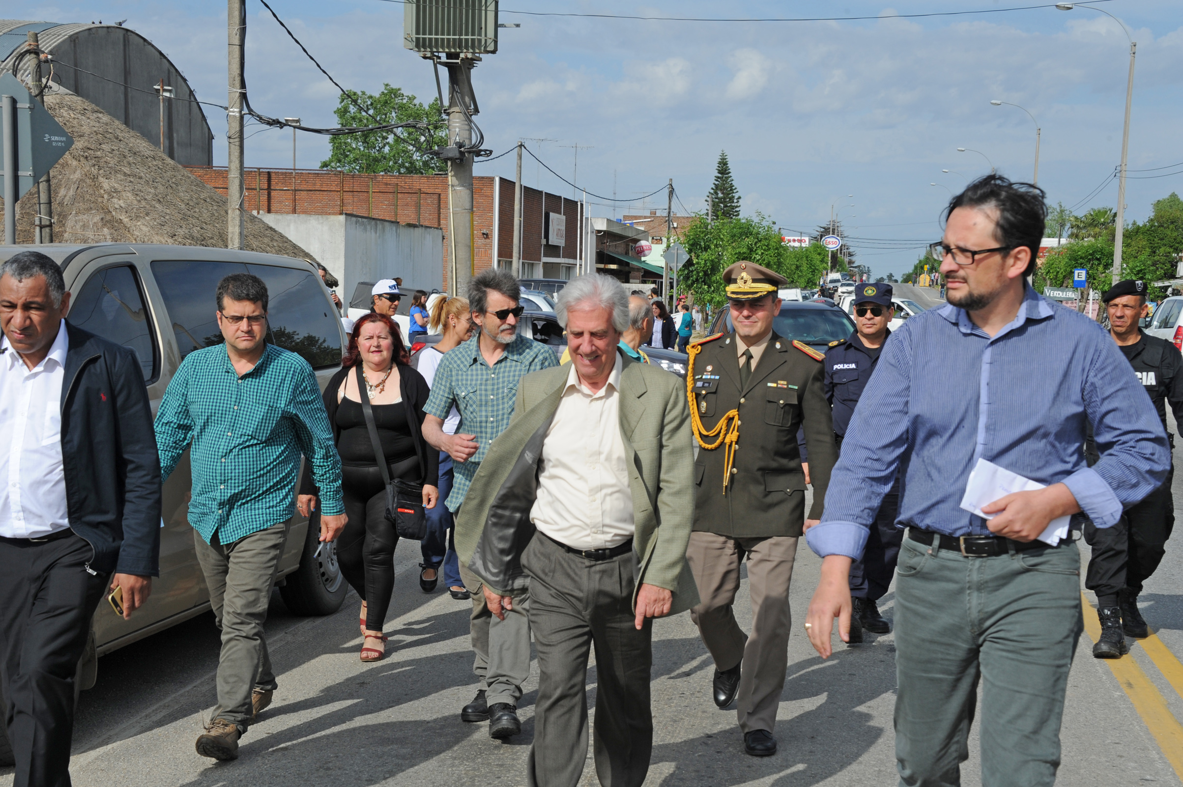 Llegada del Presidente Tabaré Vázquez