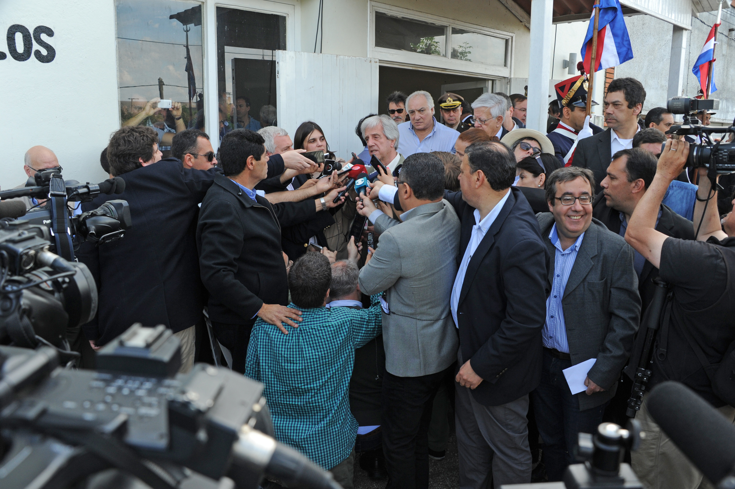 Presidente Vázquez en rueda de prensa previa