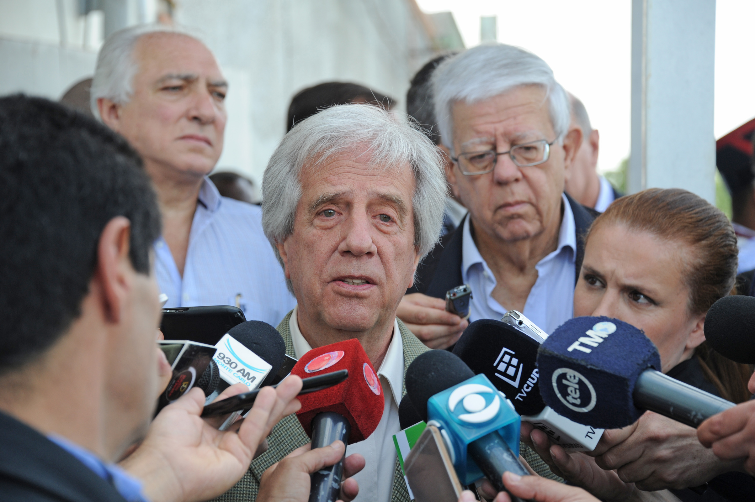 Presidente Vázquez en rueda de prensa previa