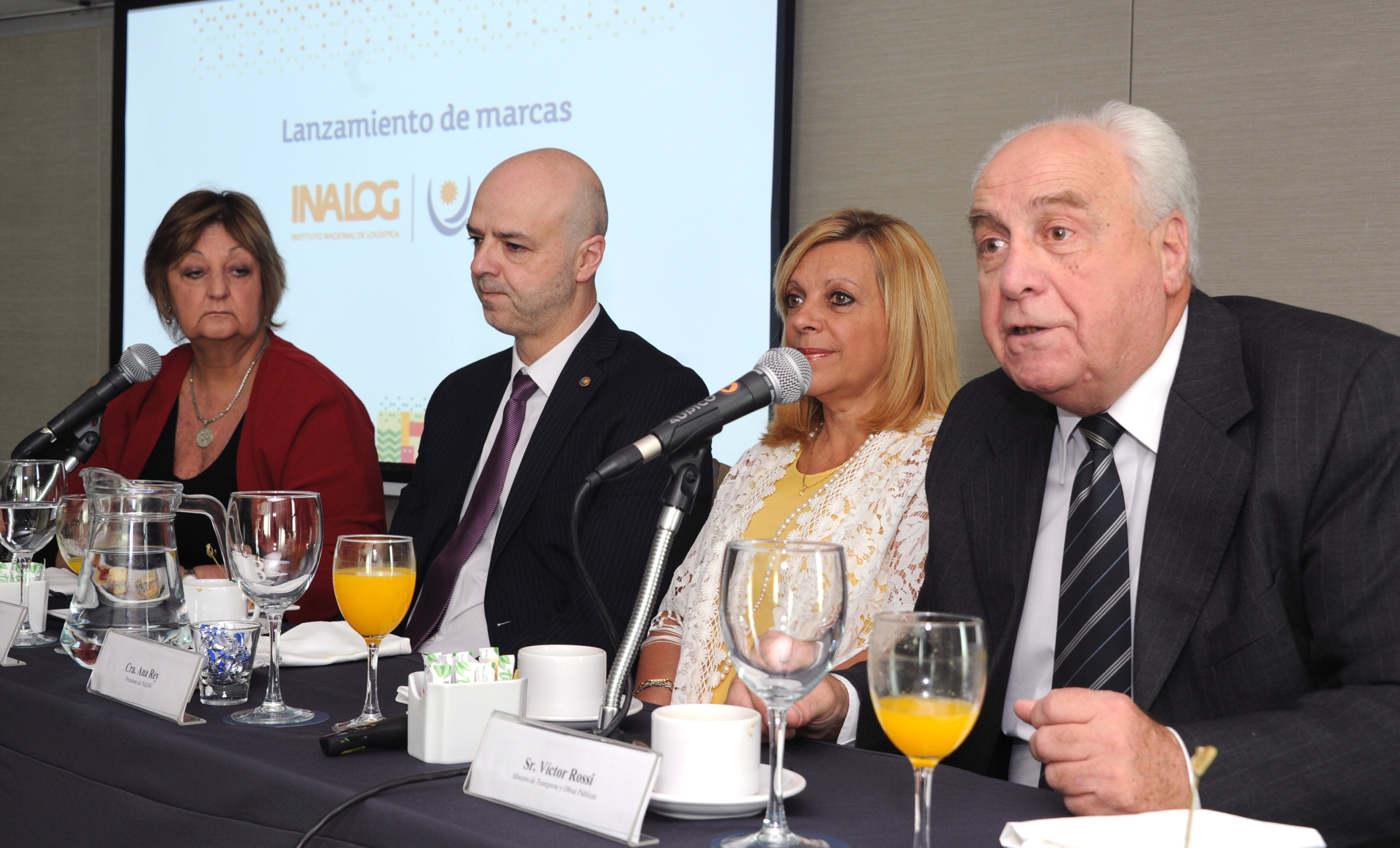 Palabras del ministro de Trasporte y Obras Públicas, Victor Rossi