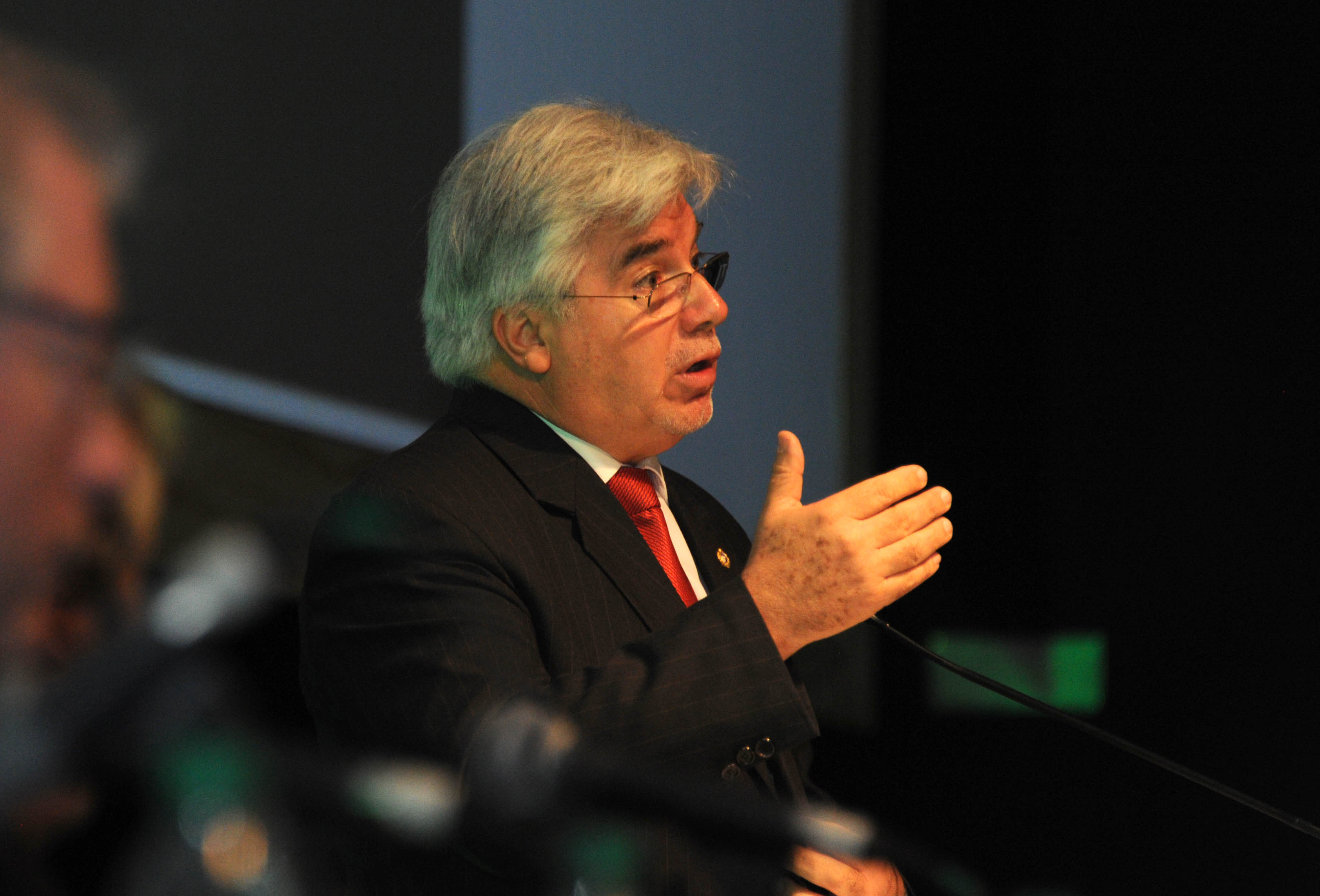 Tabaré Aguerre, en la apertura oficial del 21° Congreso Mundial de la Carne