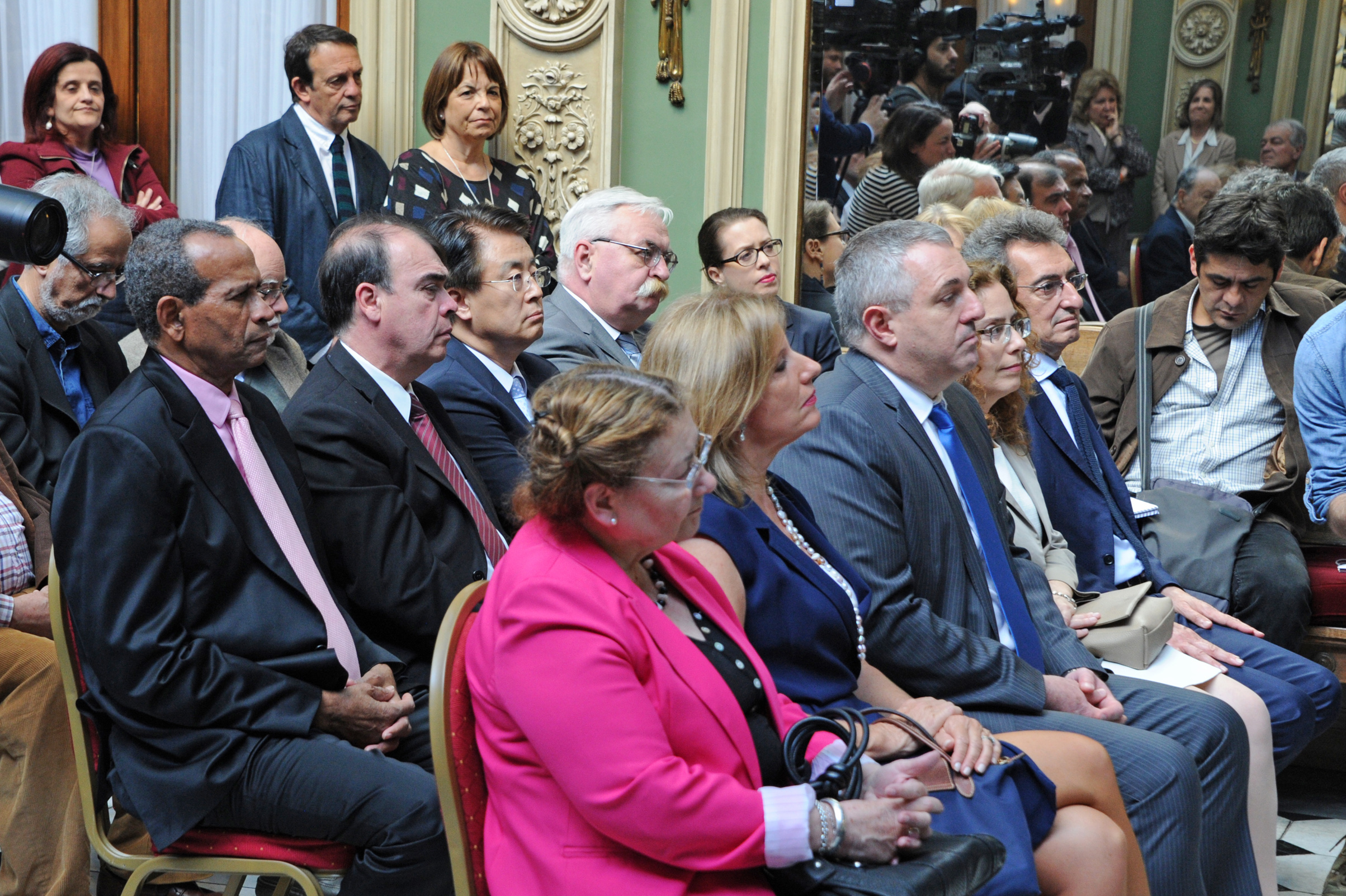 Asistentes al homenaje