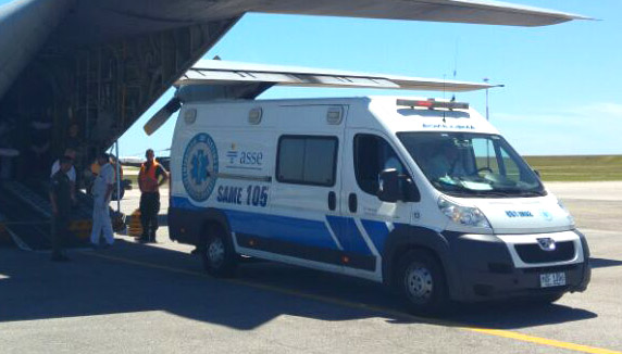 Traslado de personas con discapacidad de Salto a Montevideo