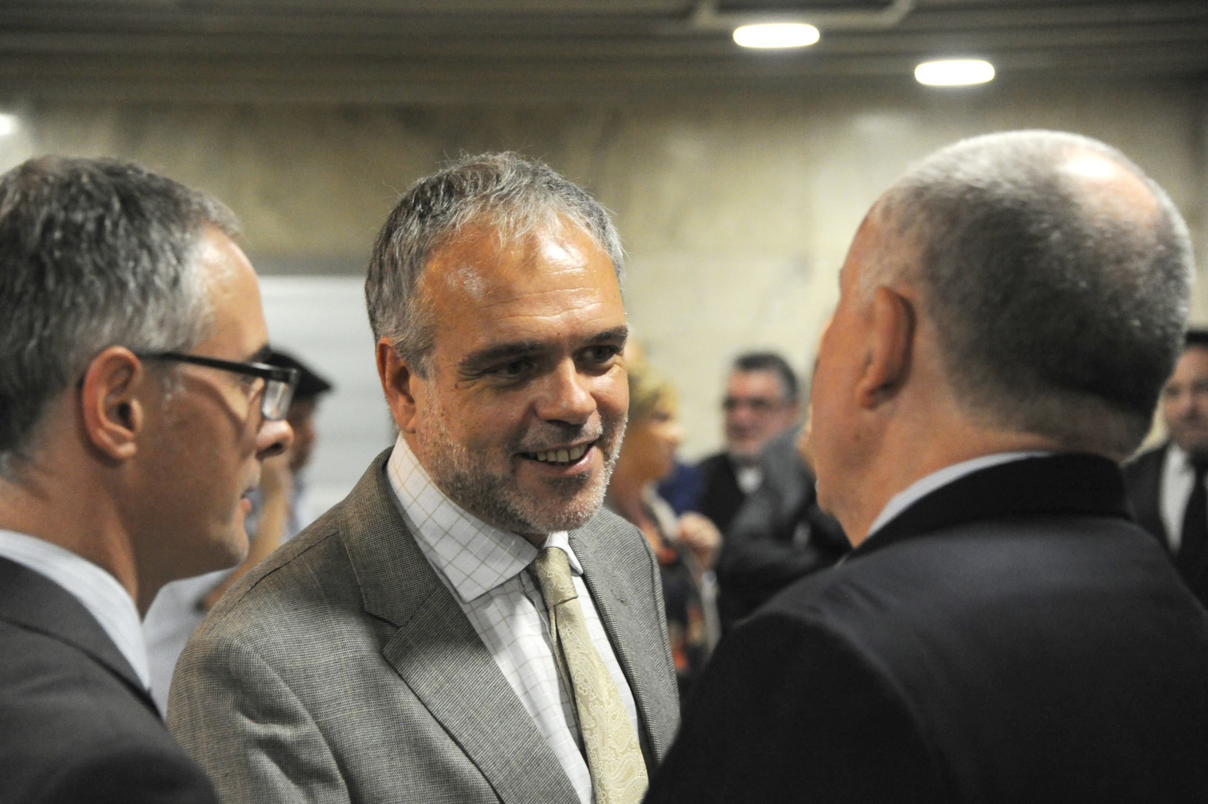 José Luis Cancela, una vez finalizada la ronda de prensa