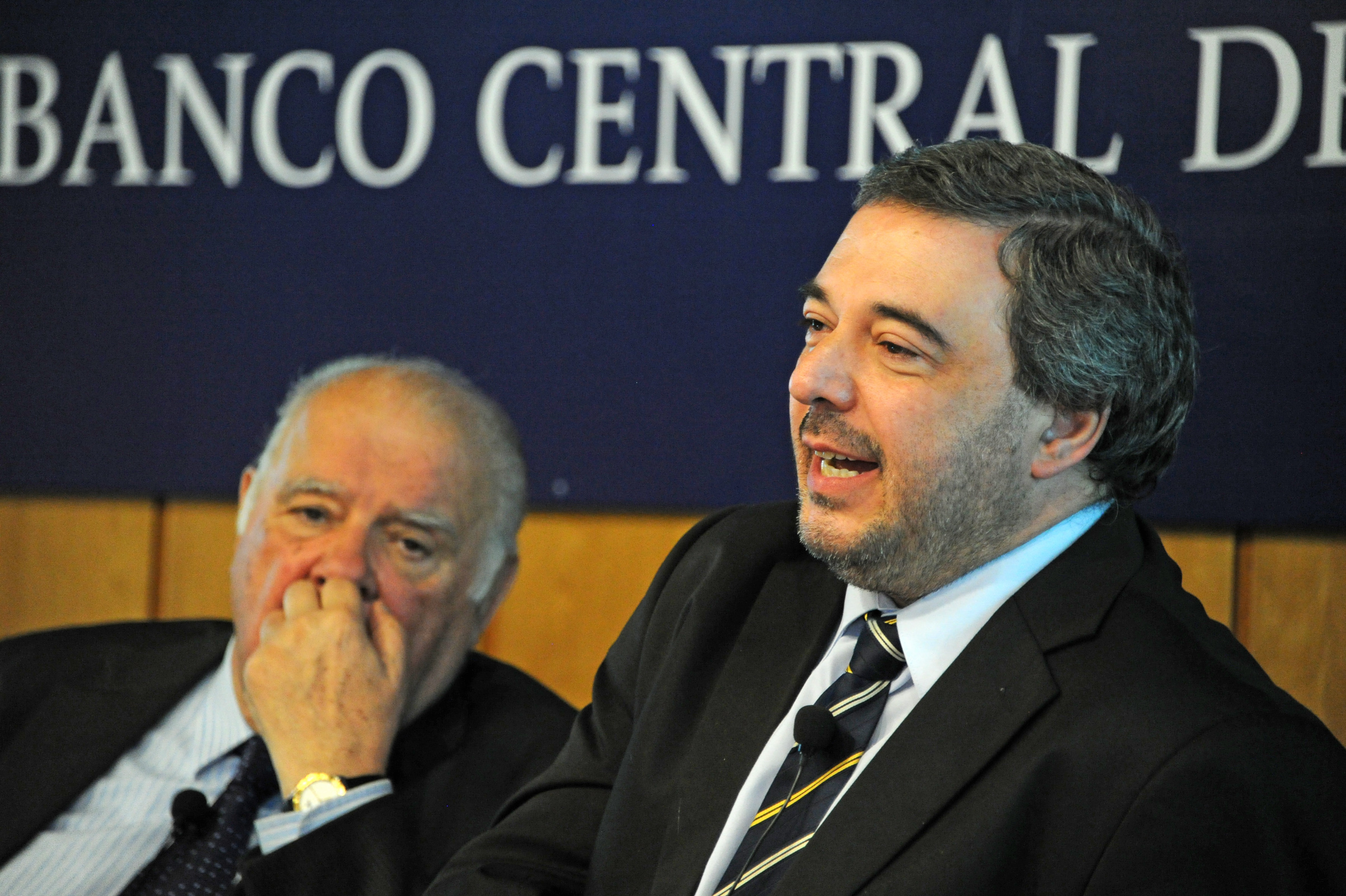 Mario Bergara, haciendo uso de la palabra