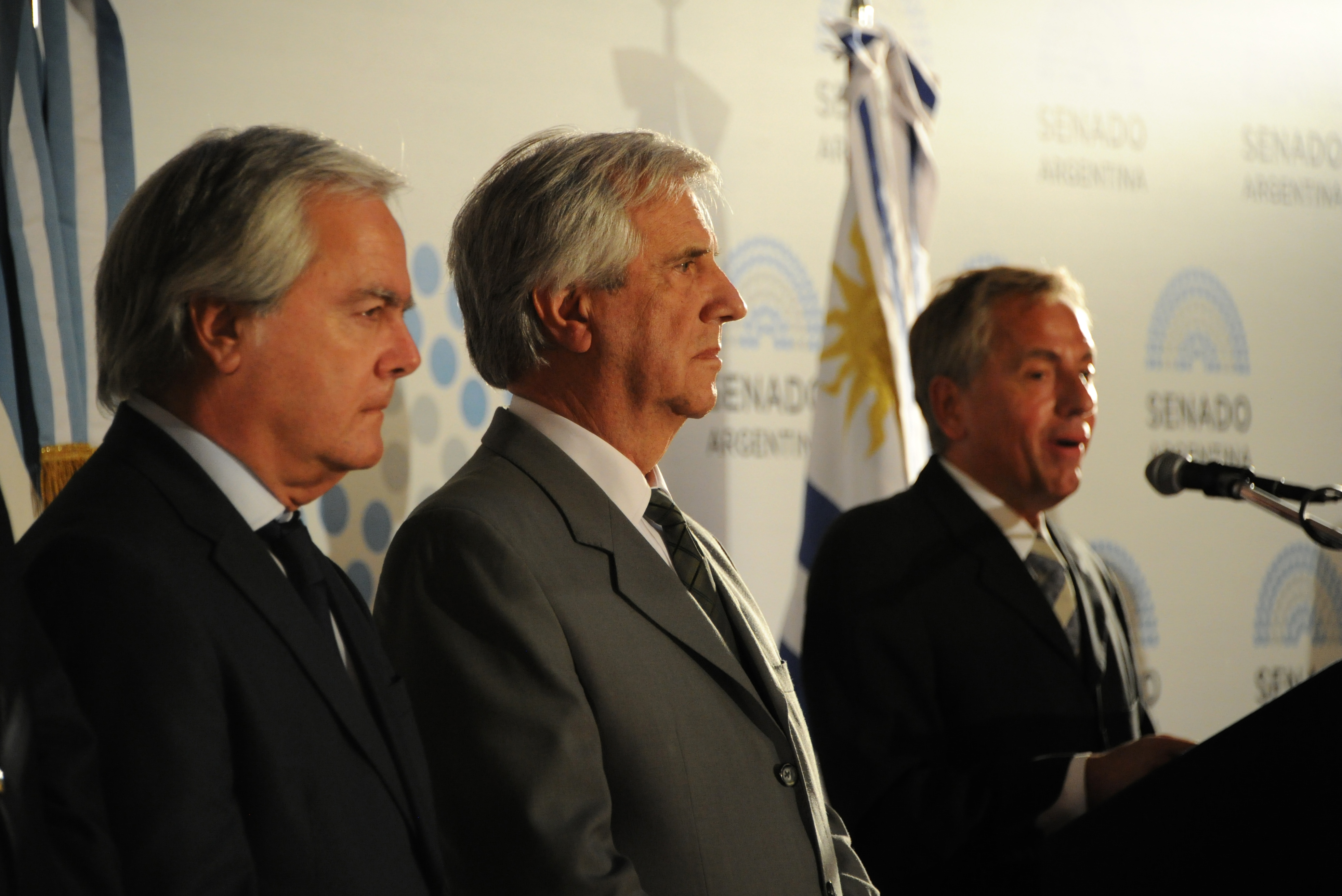 Presidente Tabaré Vázquez recibe, en el Senado de la República Argentina, Premio Derechos Humanos 2016
