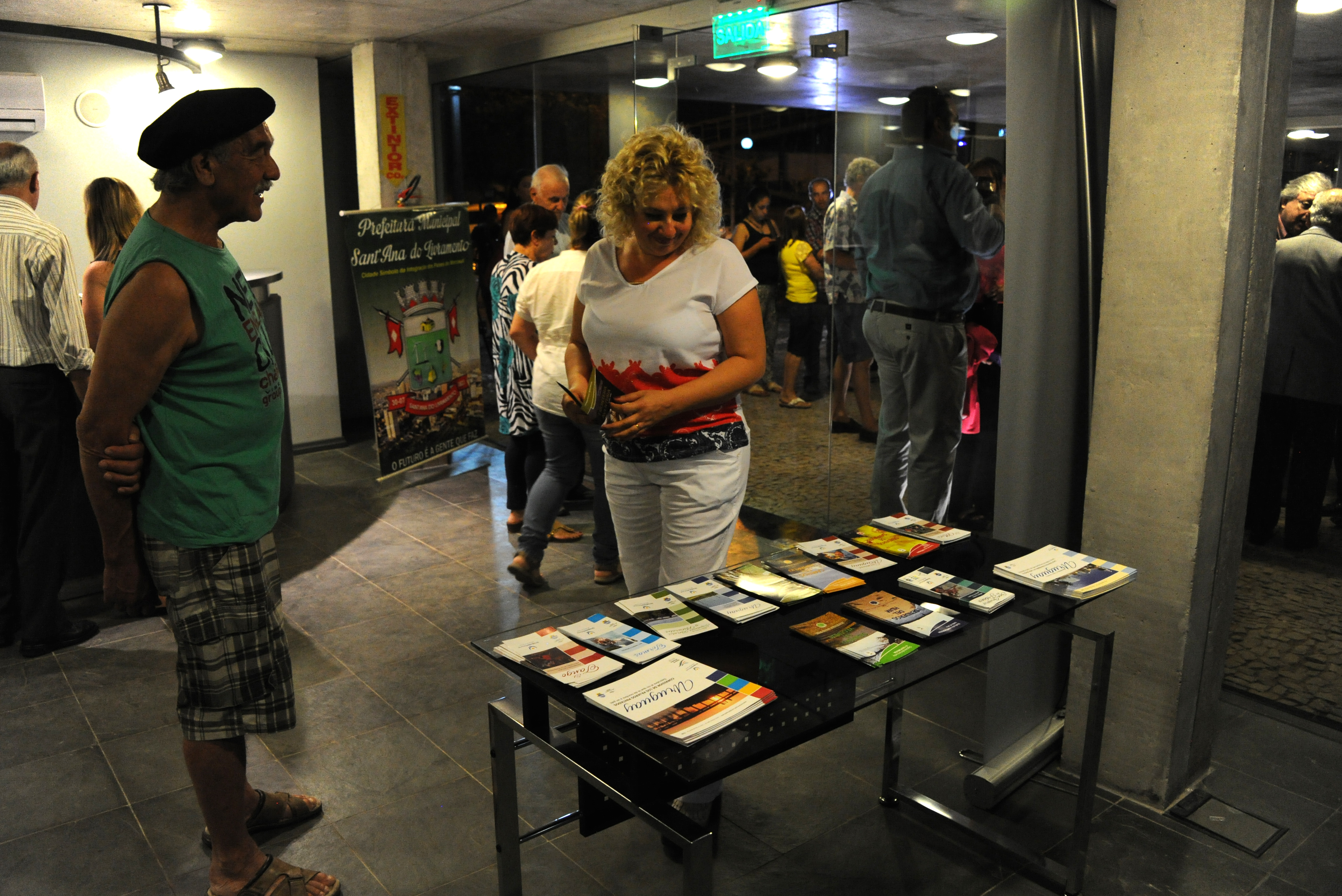 Interior del Centro de Bienvenida en el Parque Interrnacional de Rivera