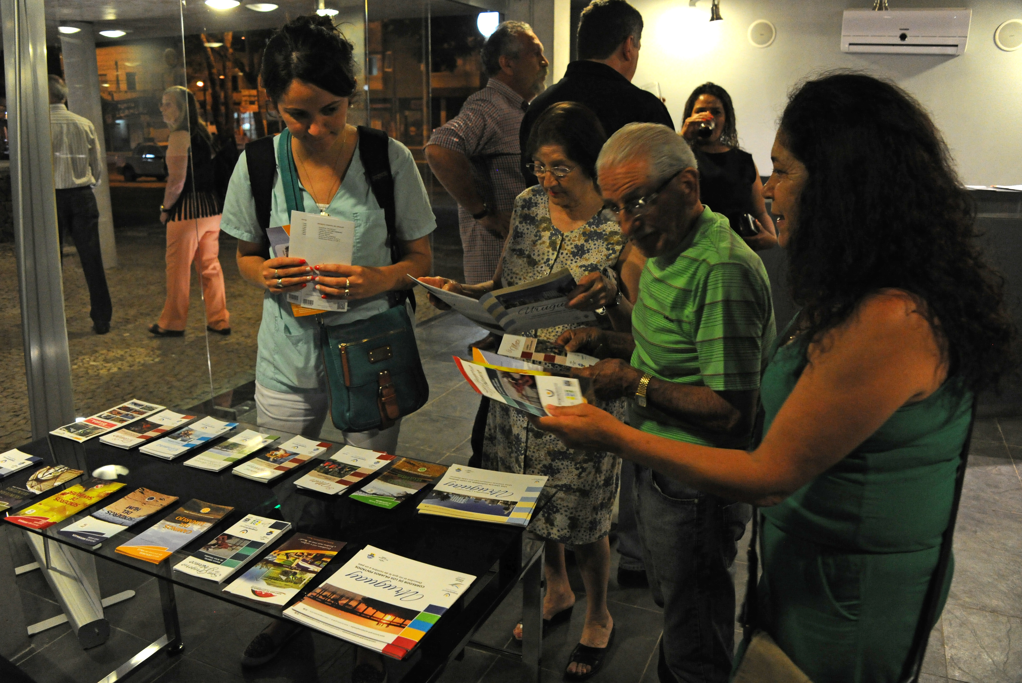 Interior del Centro de Bienvenida en el Parque Interrnacional de Rivera