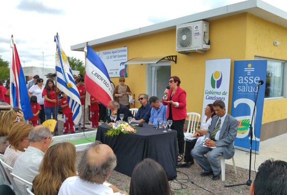 Autoridades de ASSE y de la Intendencia de Canelones inauguraron policlínica de Aguas Corrientes