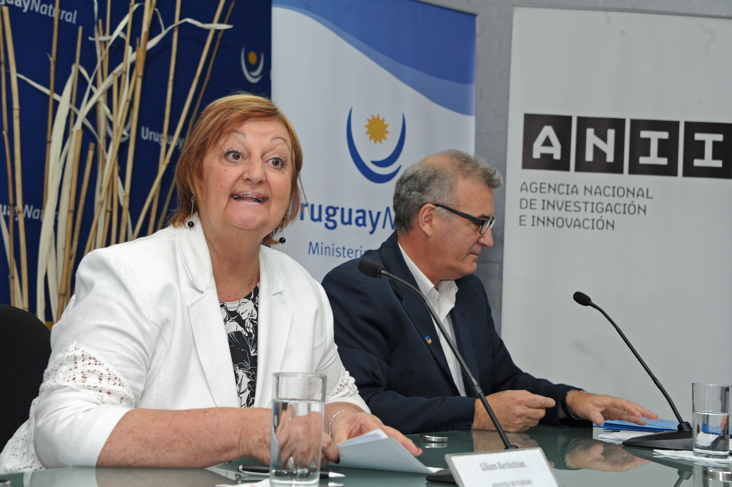 Ministra Liliam Kechichian, haciendo uso de la palabra