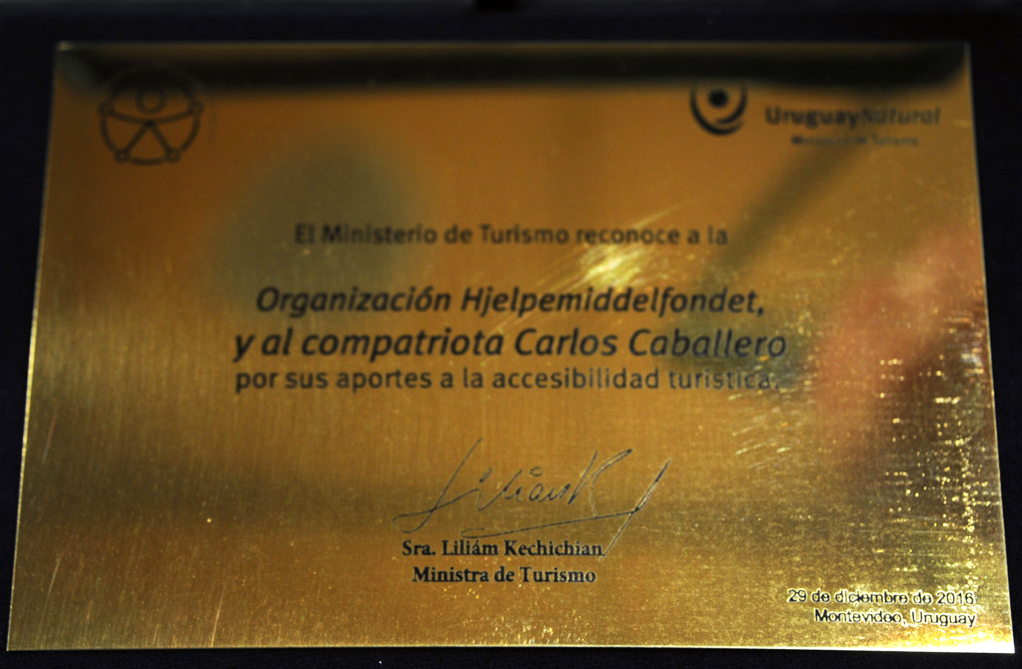 Reconocimiento del Ministerio de Turismo