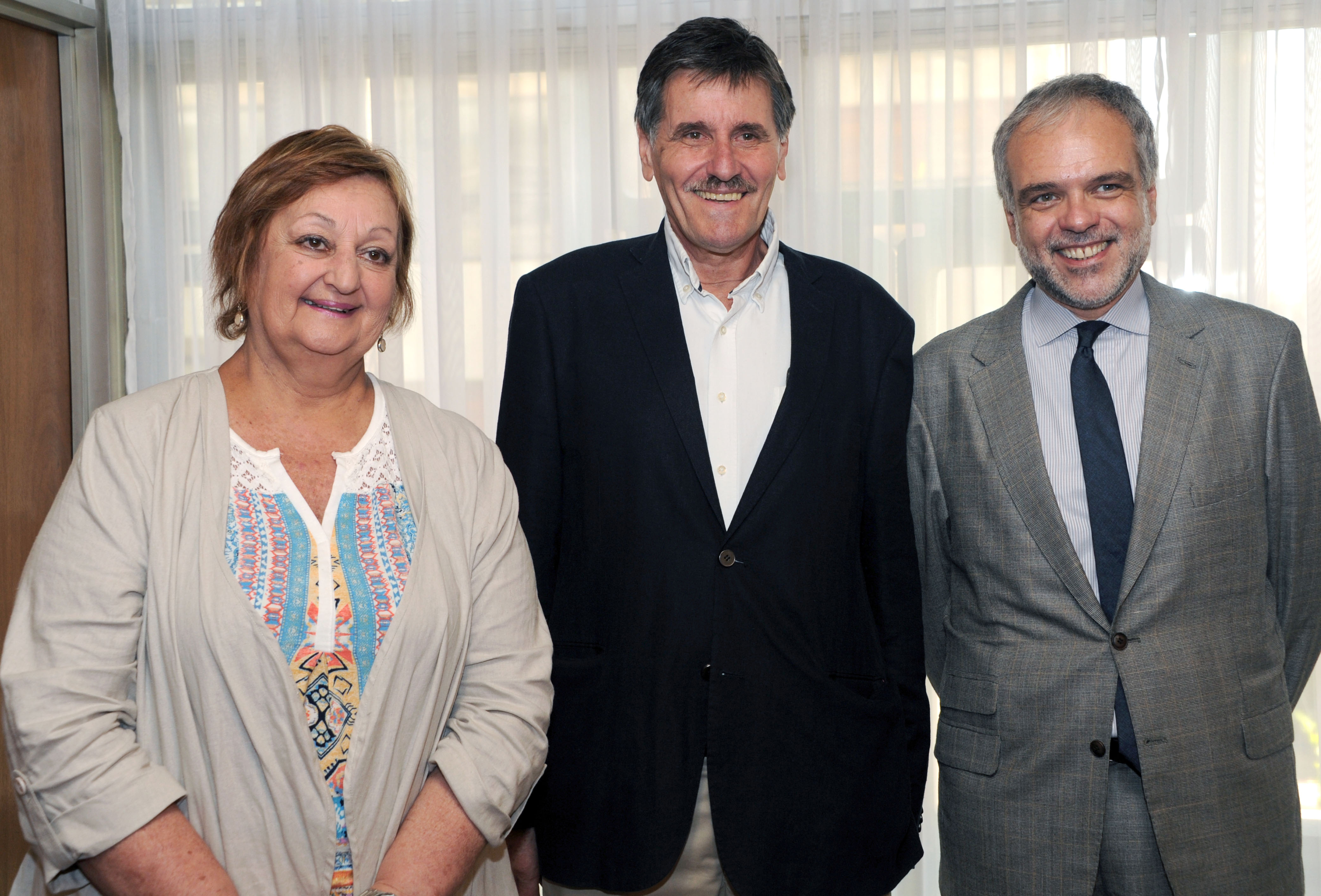 Liliam Kechichian, Carlos Caballero y José Luis Cancela