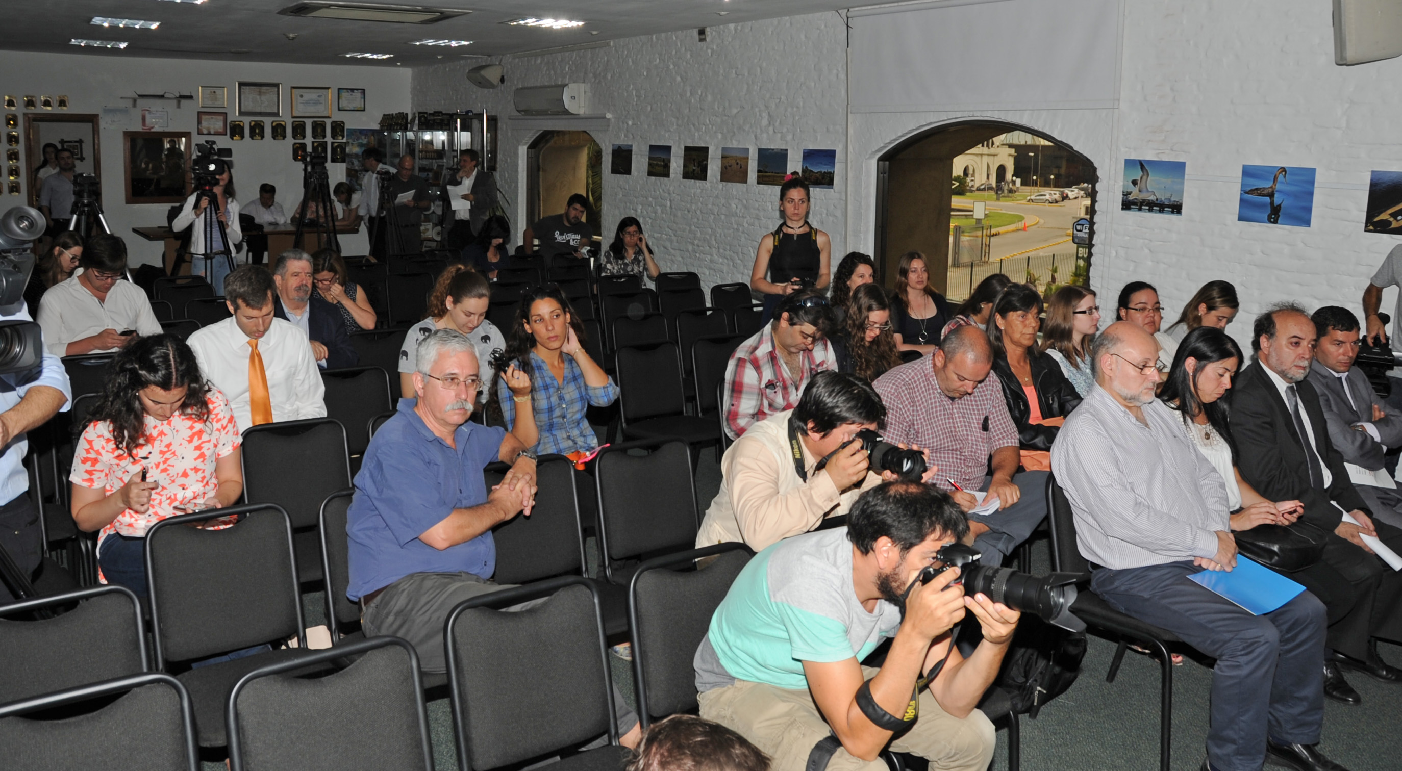Asistentes a la conferencia