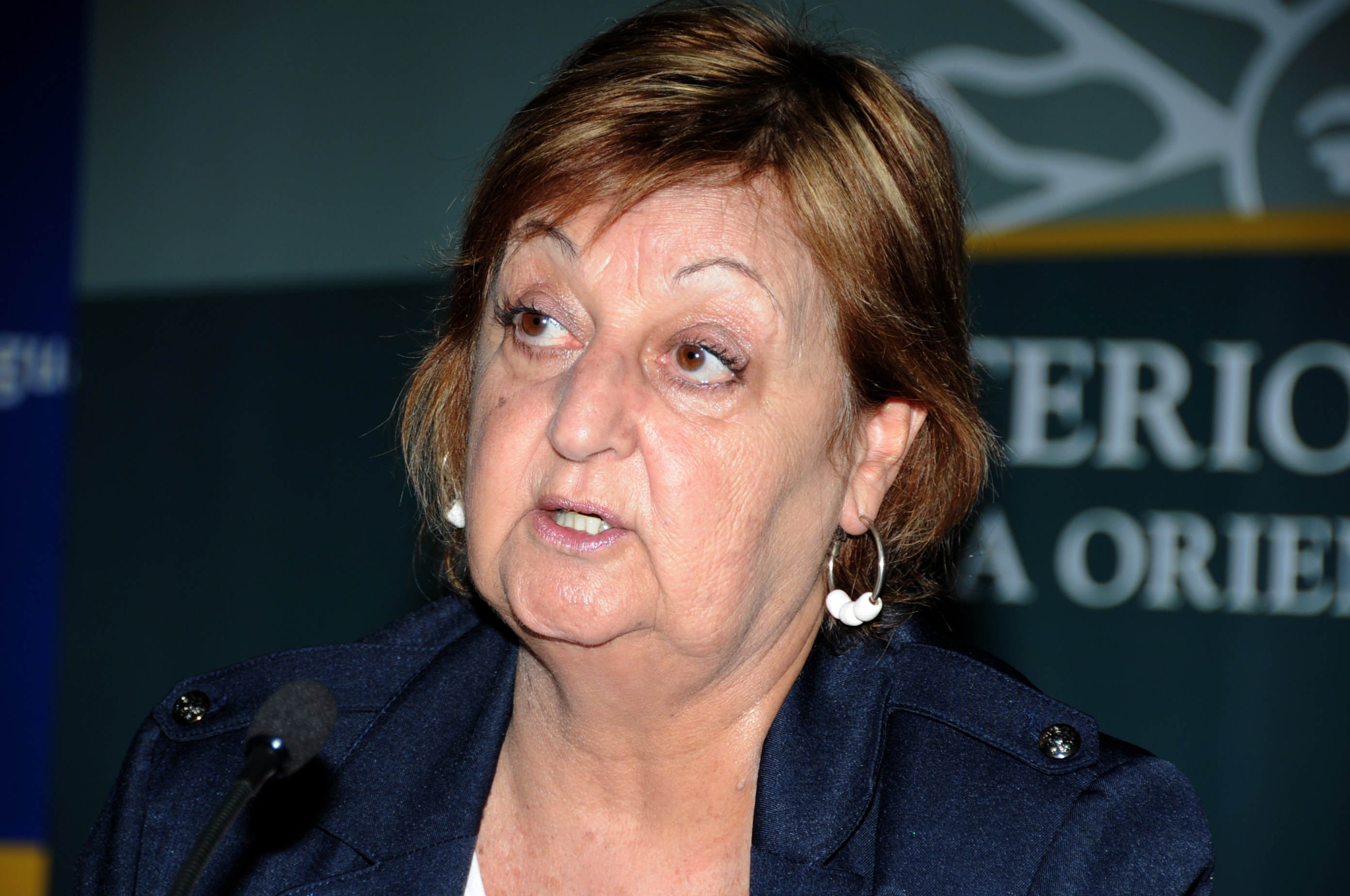 Ministra de Turismo, Liliam Kechichian en conferencia de prensa