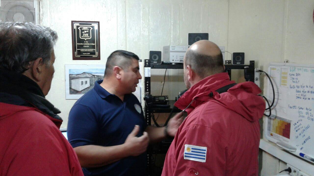 Visita a la radio