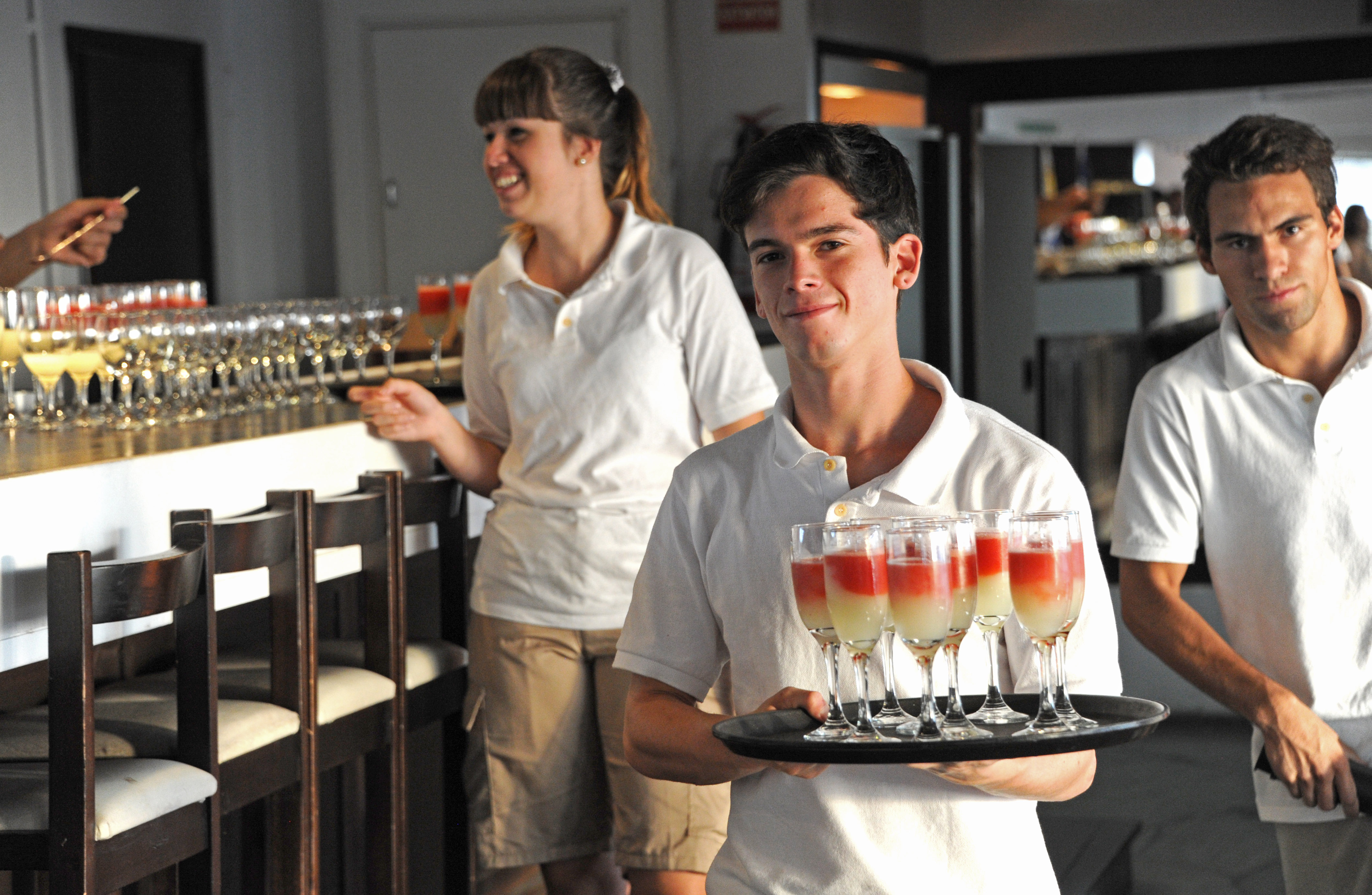 Estudiantes de la Escuela de Alta Gastronomía de Punta del Este