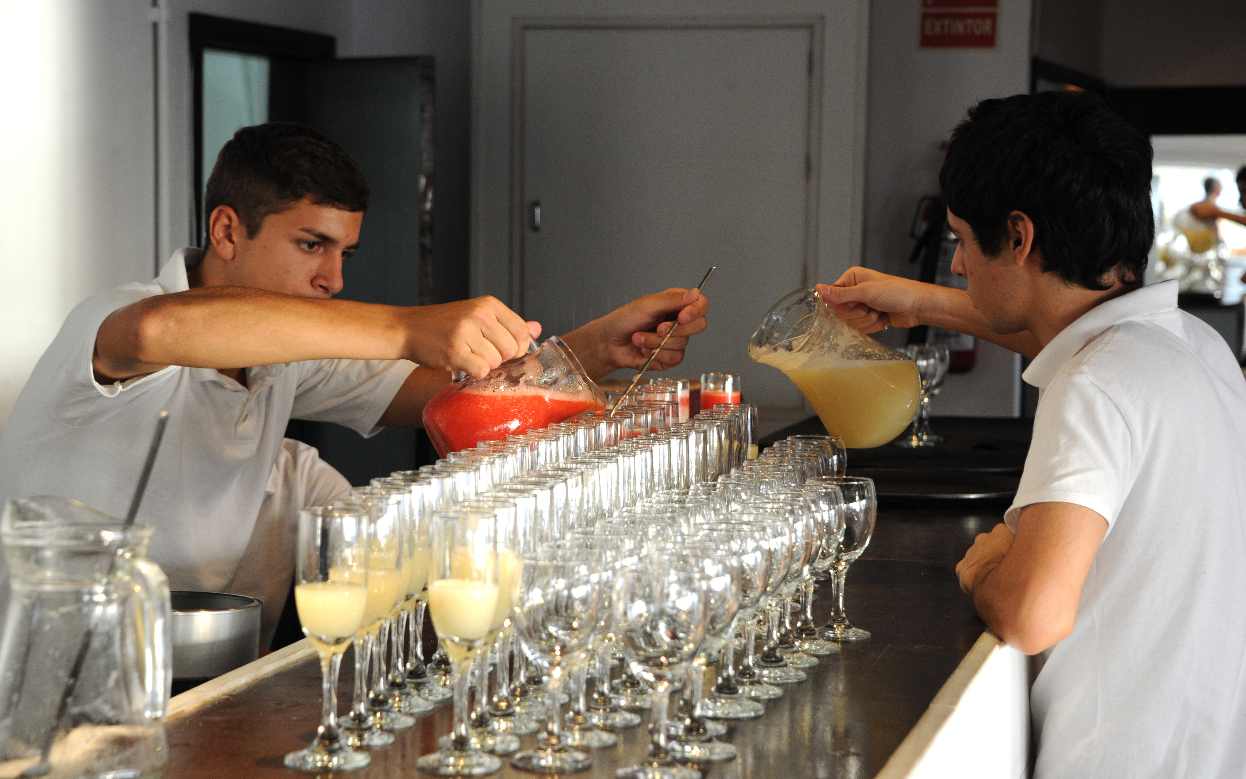 Estudiantes de la Escuela de Alta Gastronomía de Punta del Este