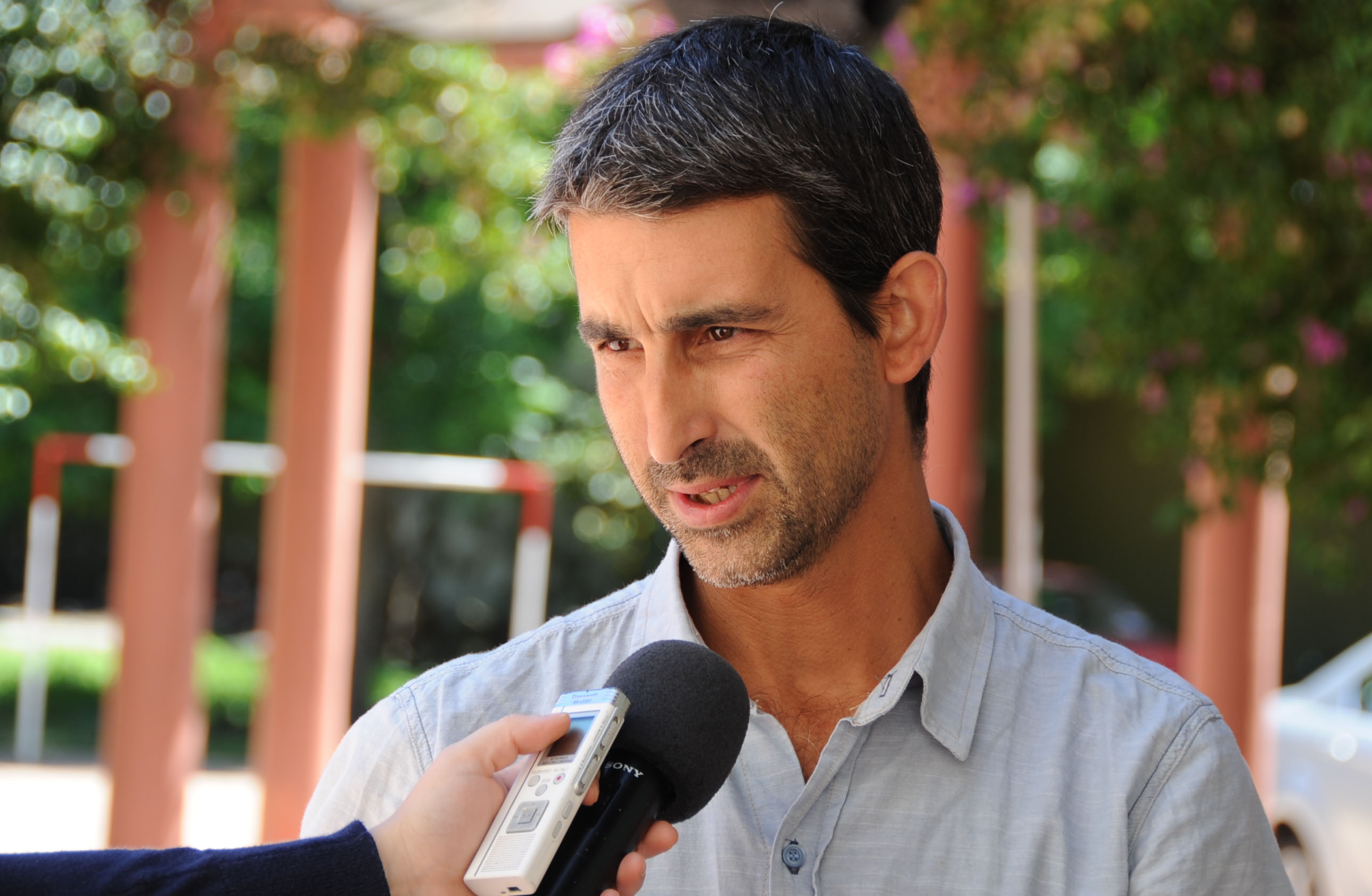 Consejero Pablo Caggiani del Consejo de Educación Inicial y Primaria (CEIP), realizando un balance de las actividades de la Colonia de Vacaciones